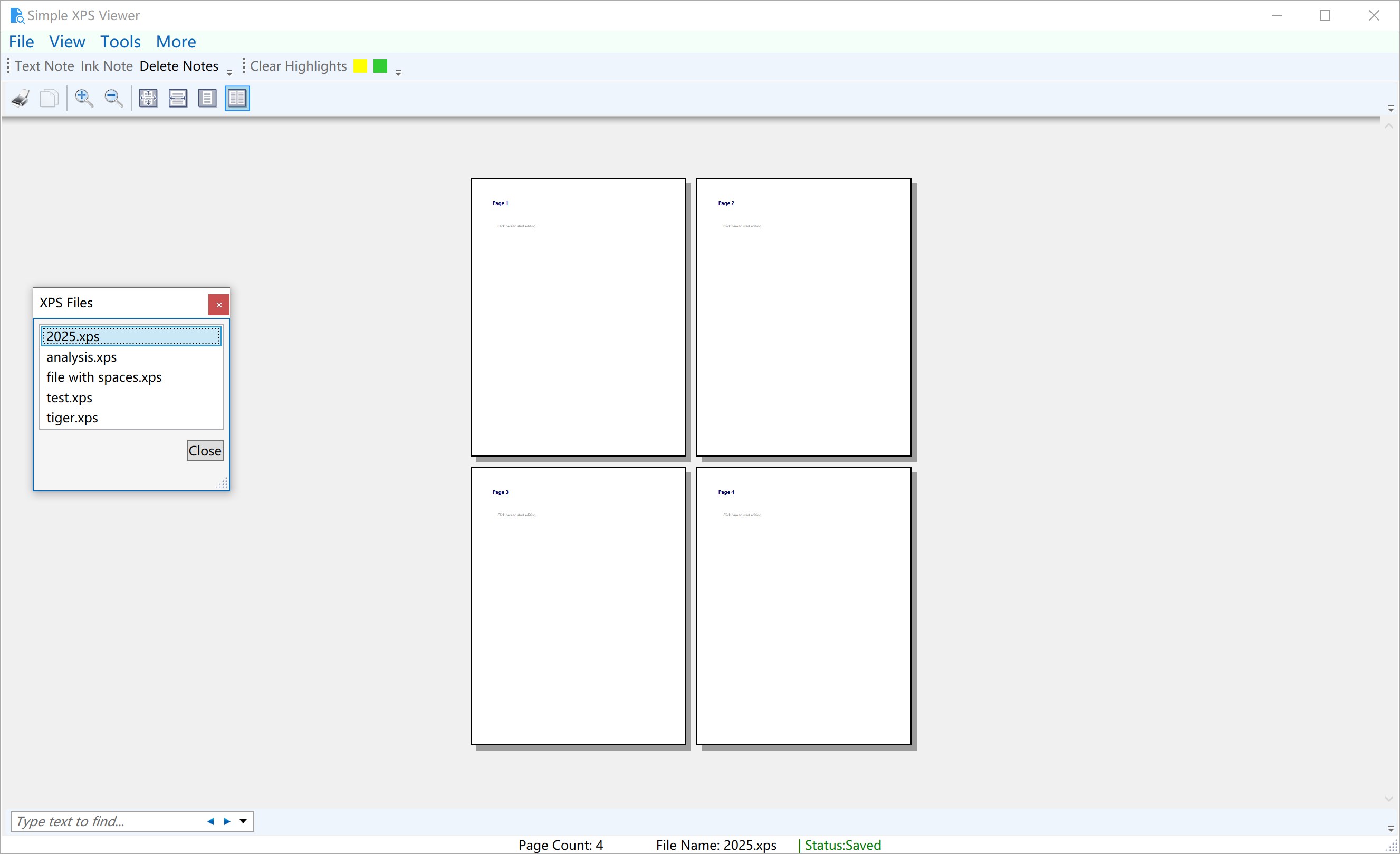 Simple XPS Viewer-XPS Read and Write screenshot