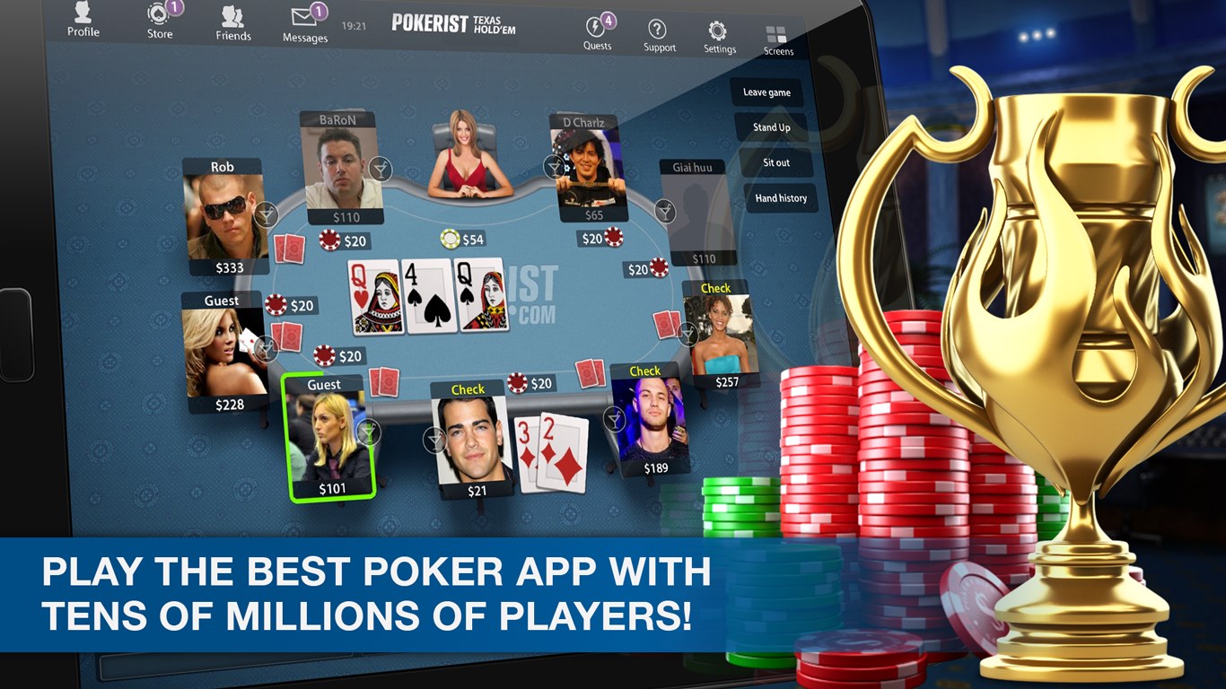 Pokerist Texas Poker screenshot
