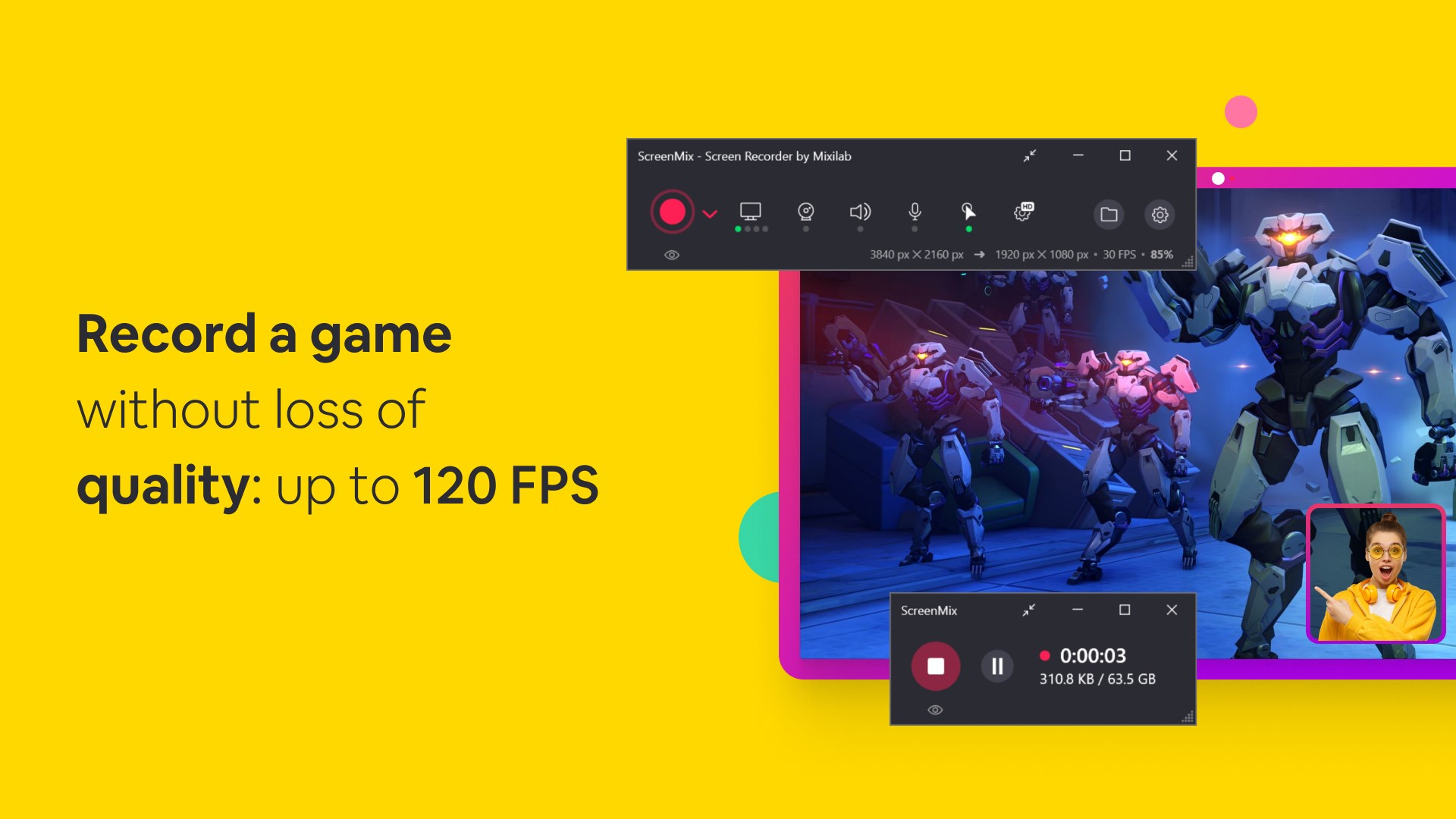 ScreenMix - Screen Recorder by Mixilab screenshot