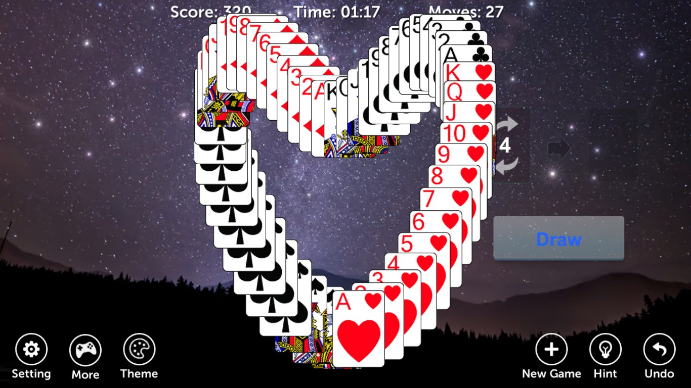 Pyramid Solitaire Pro!! screenshot