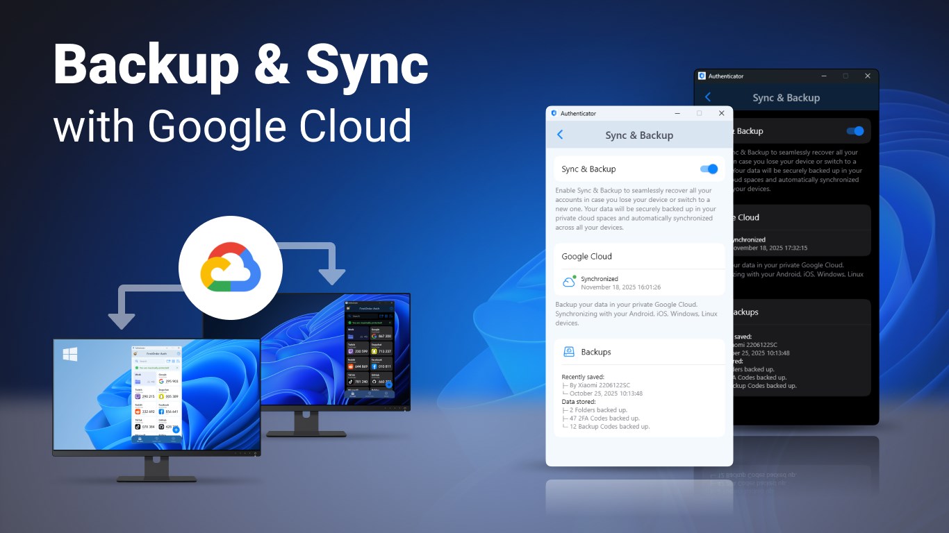 Authenticator App · 2FA screenshot