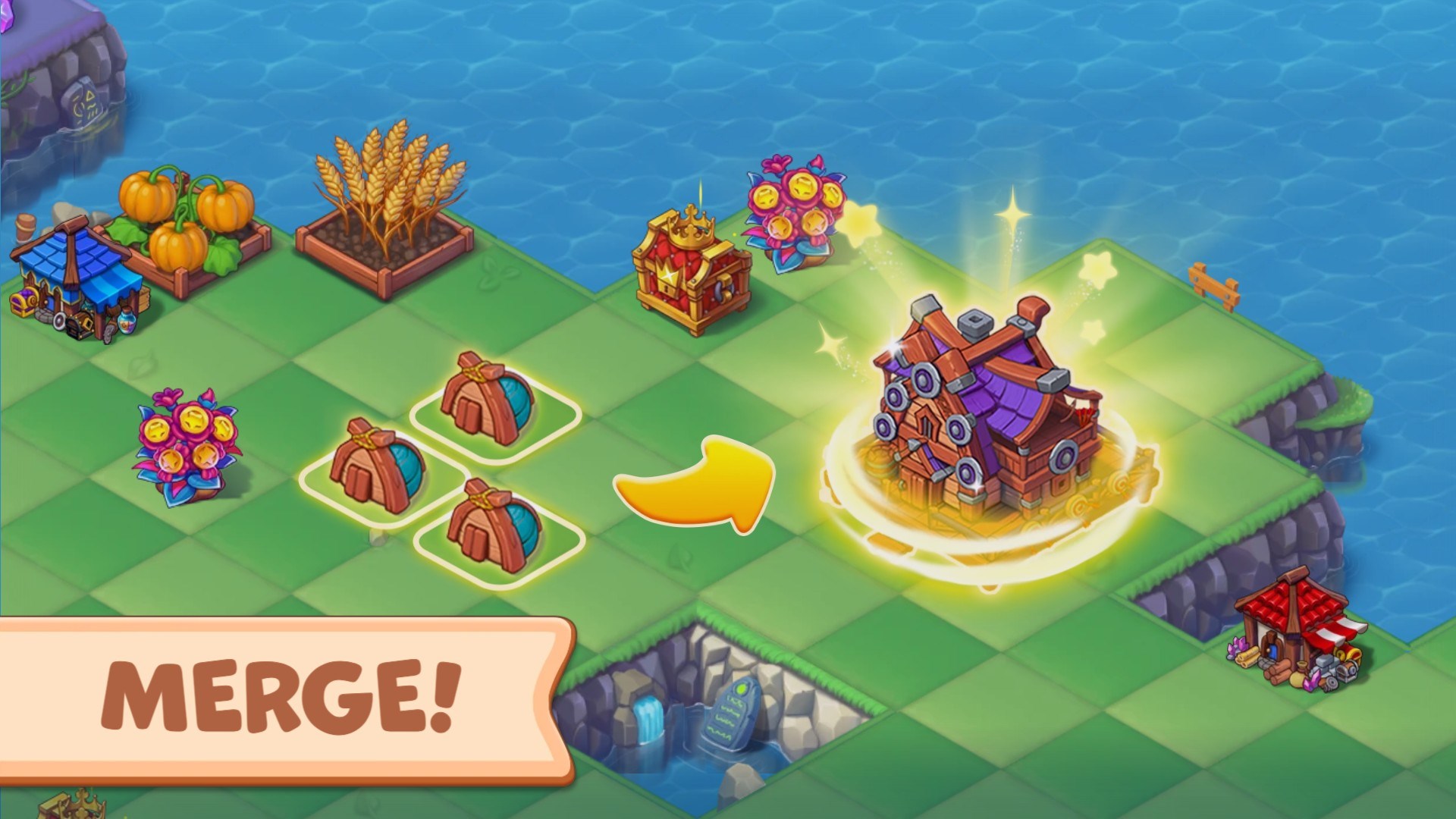 Mergest Kingdom: Merge Puzzle screenshot