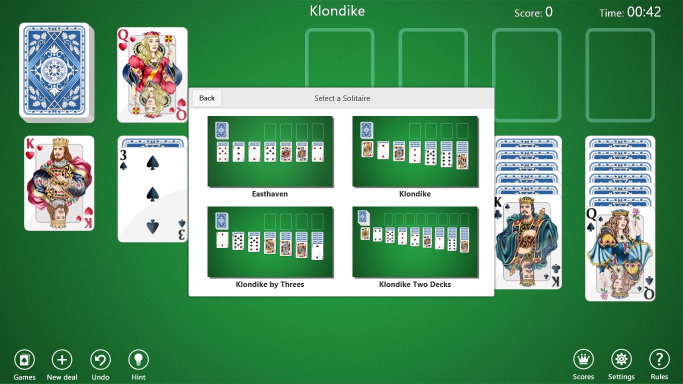 Klondike Solitaire Collection Free screenshot