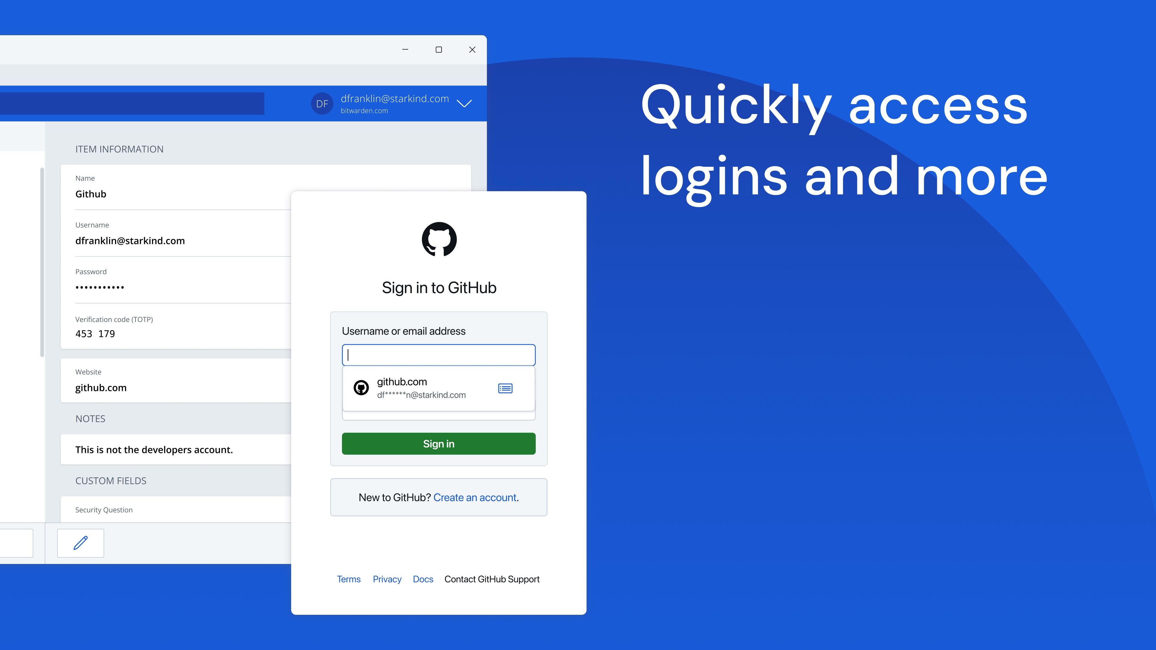 Bitwarden screenshot