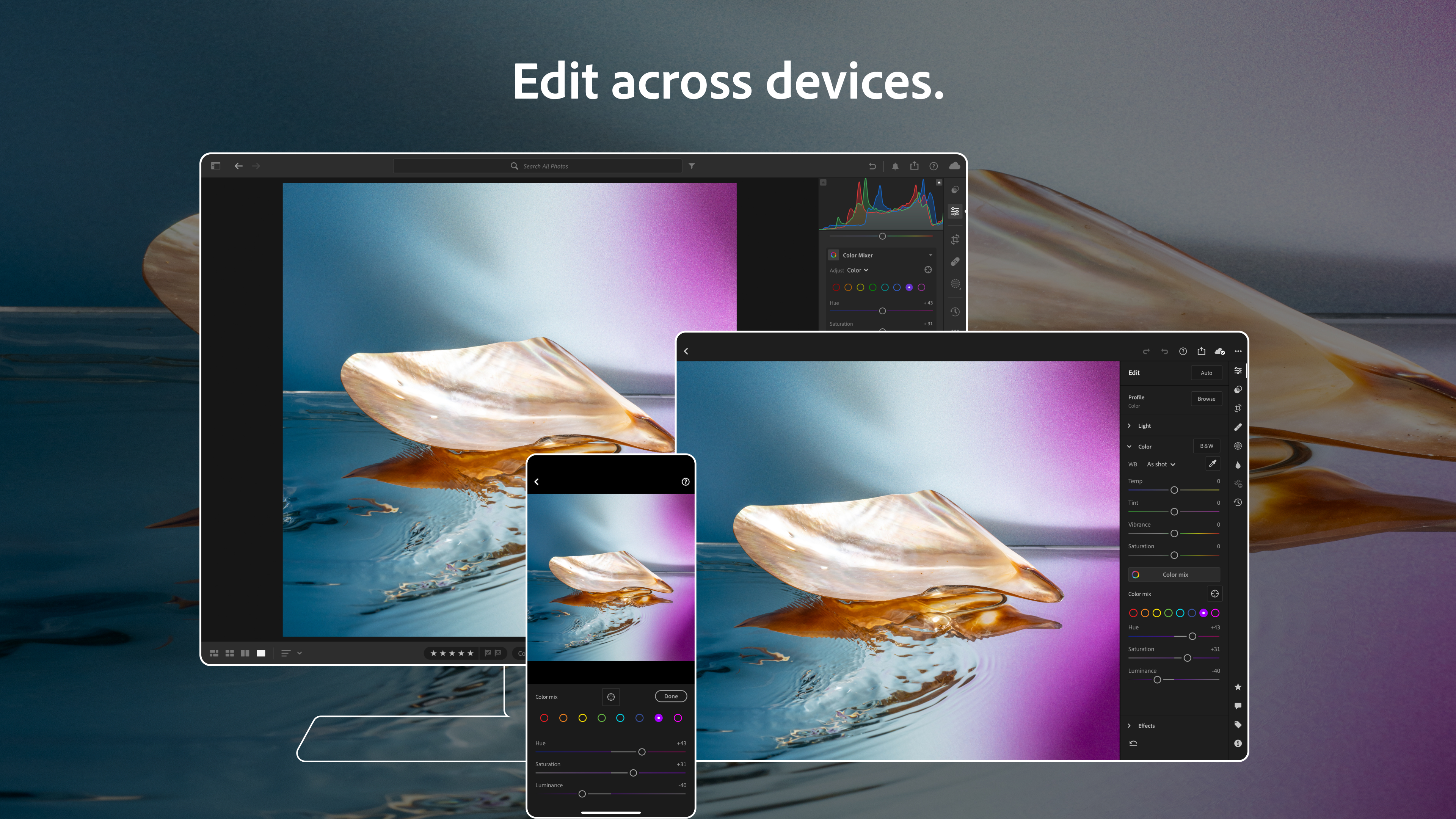 Adobe Lightroom screenshot
