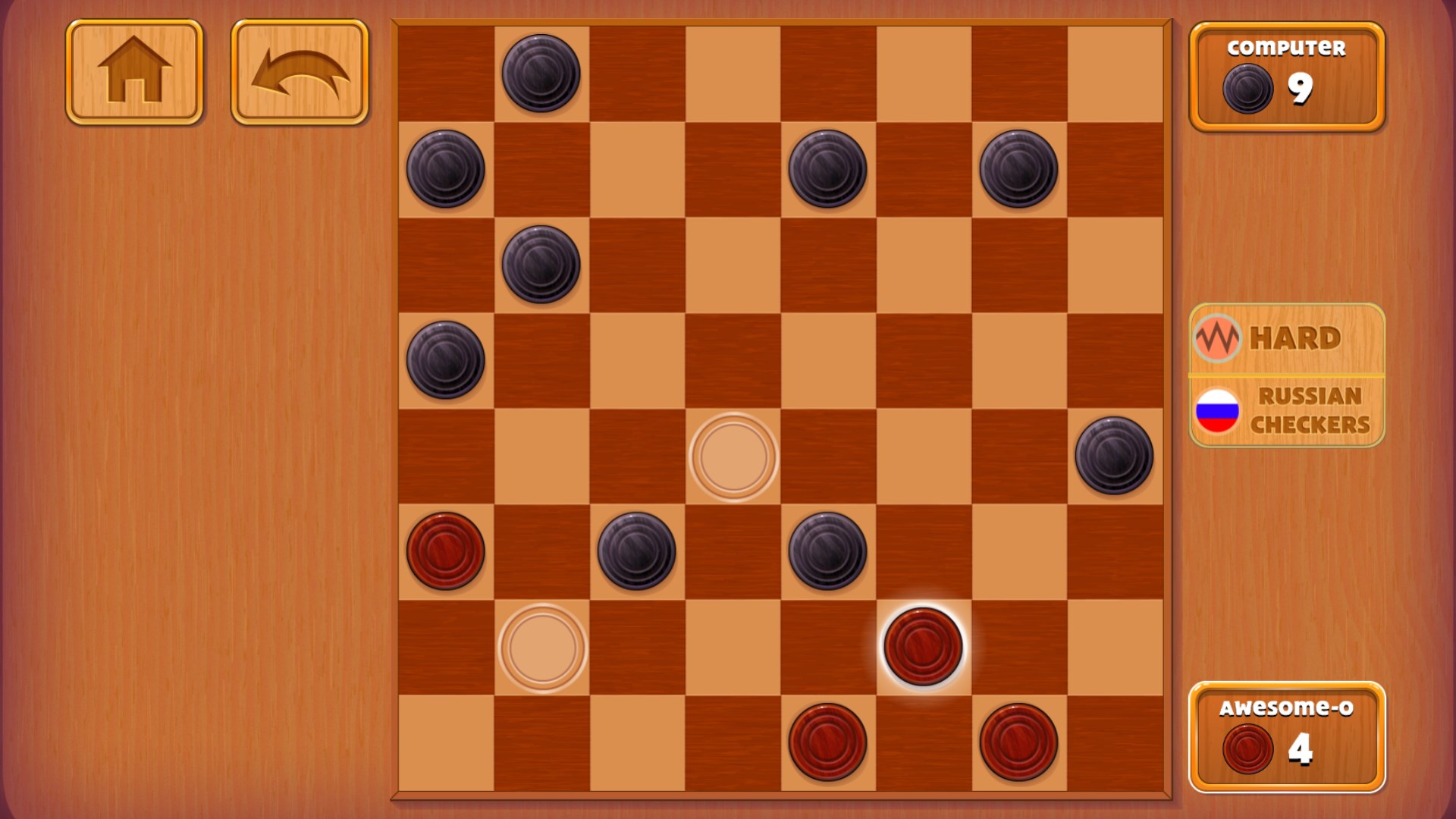 Checkers Deluxe screenshot