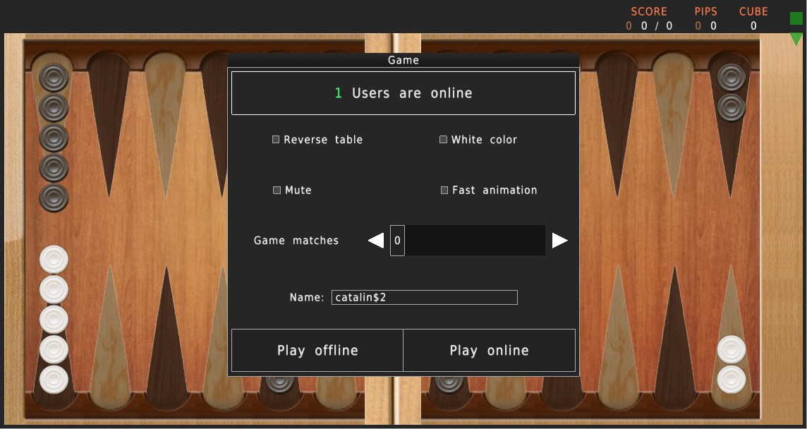 Backgammon Reloaded screenshot