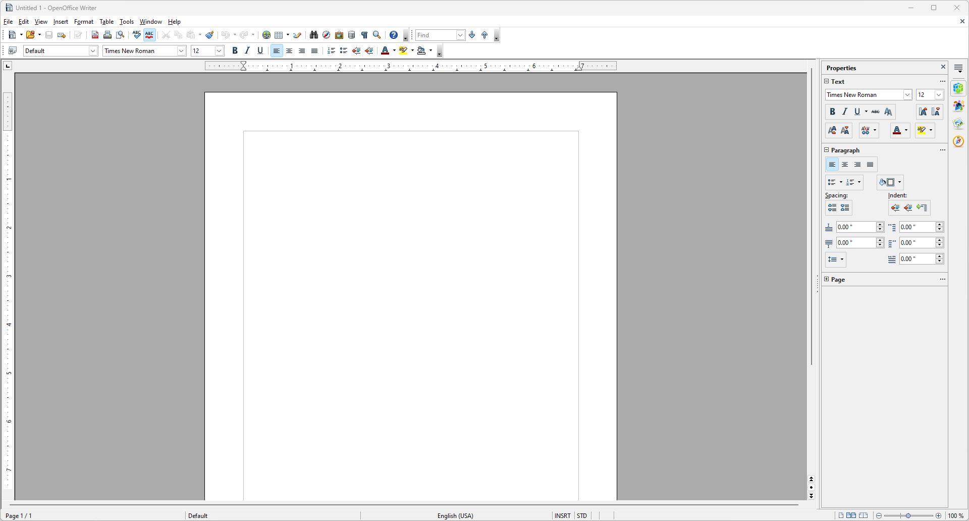 Apache OpenOffice screenshot