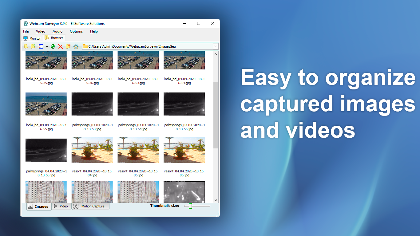 Webcam Surveyor screenshot