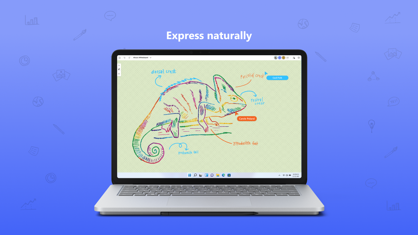 Microsoft Whiteboard screenshot