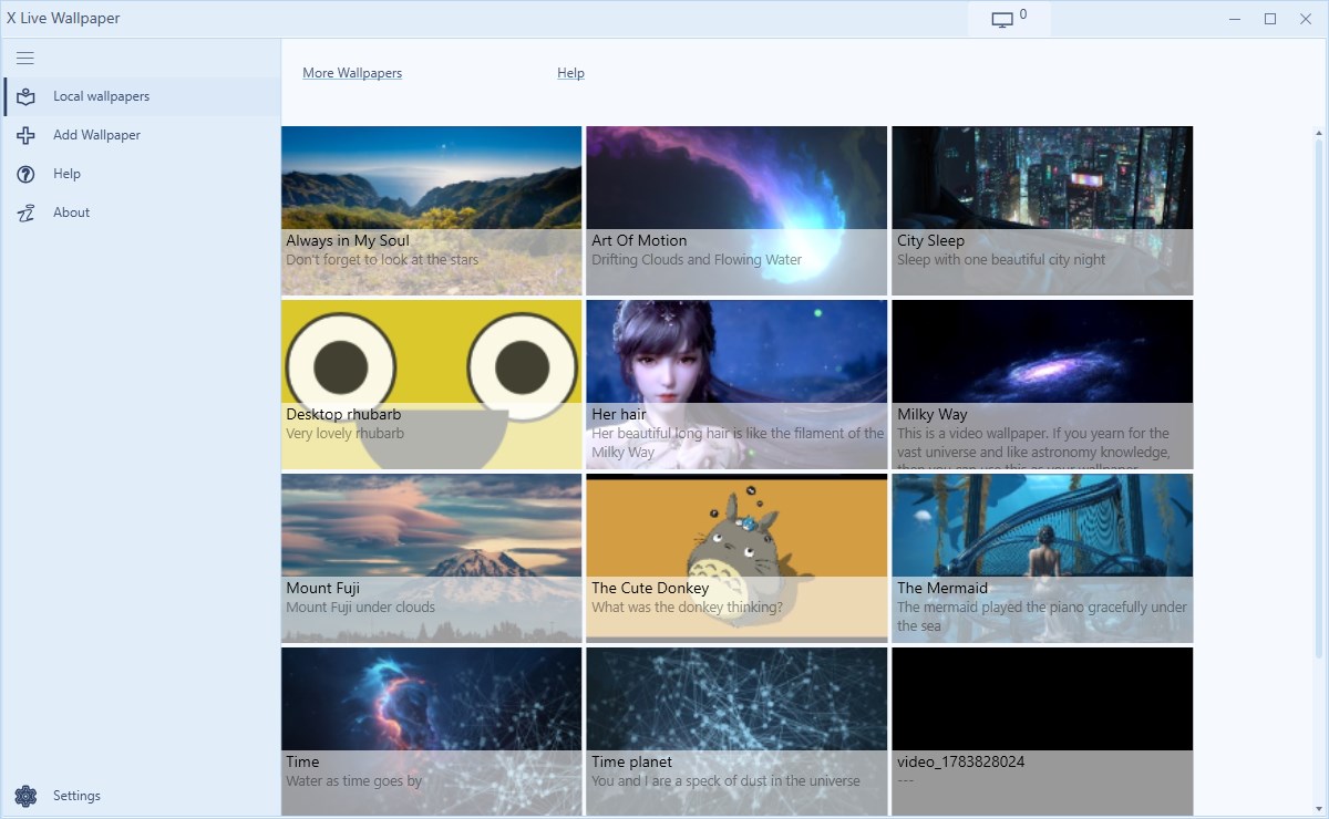 X Live Wallpaper screenshot
