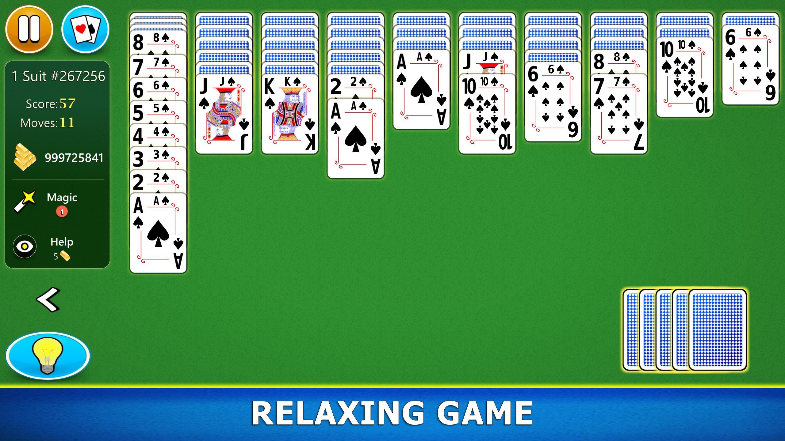Spider Solitaire Mobile screenshot