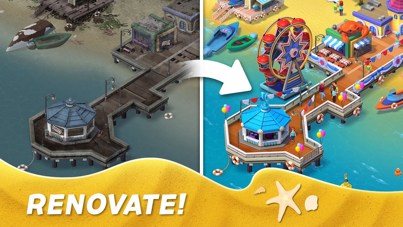 Match Town Makeover: Match-3 screenshot