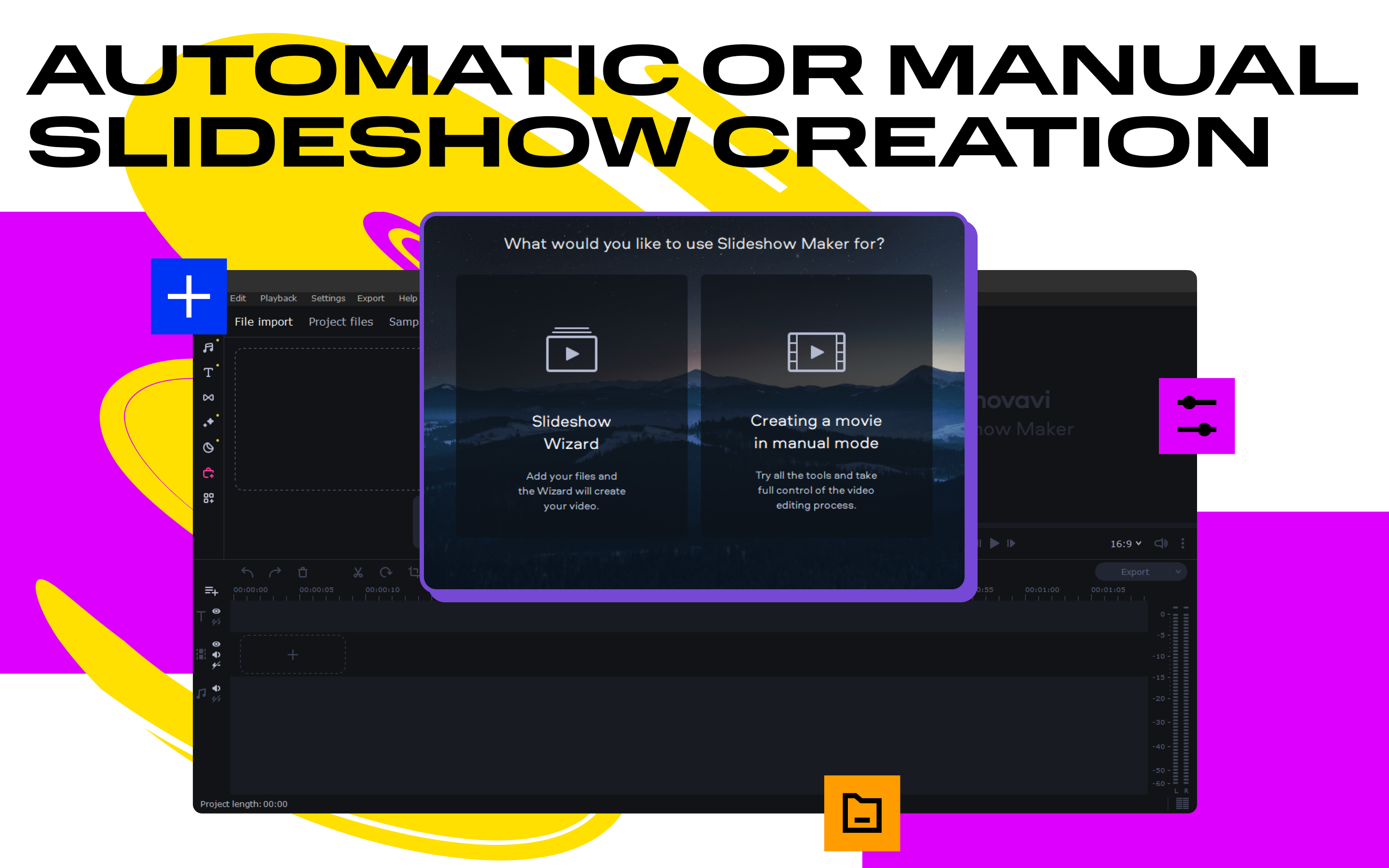 Movavi Slideshow Maker screenshot
