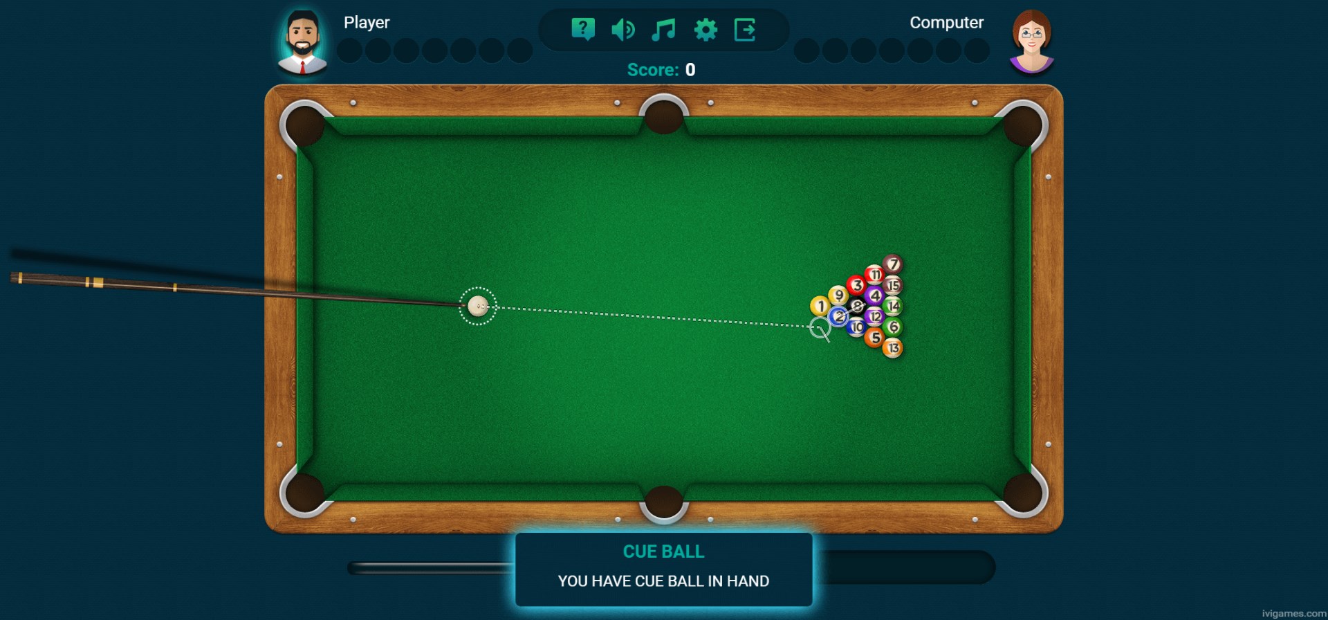 8 Ball Billiards - Super Challenge screenshot