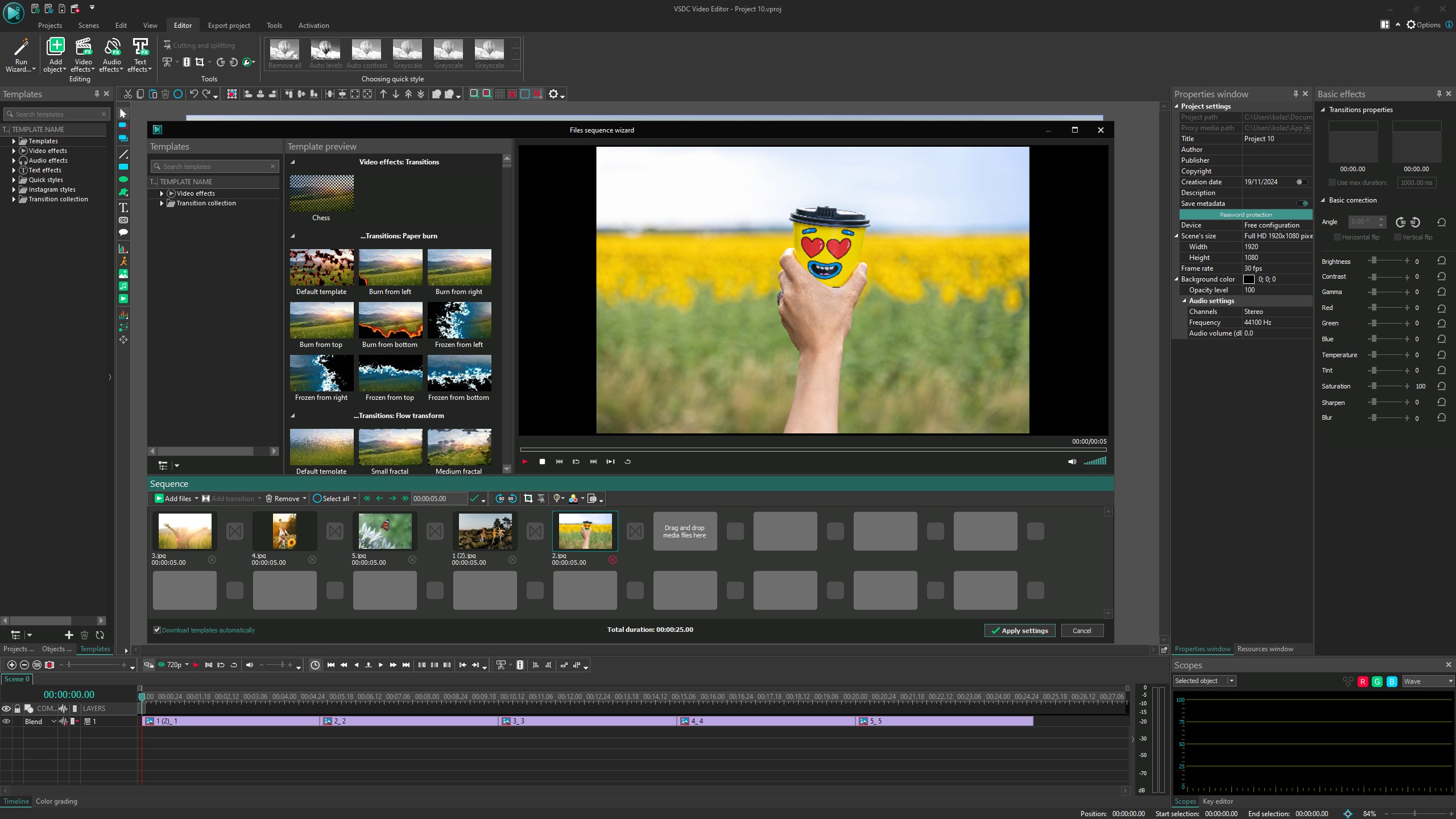 VSDC Video Editor screenshot