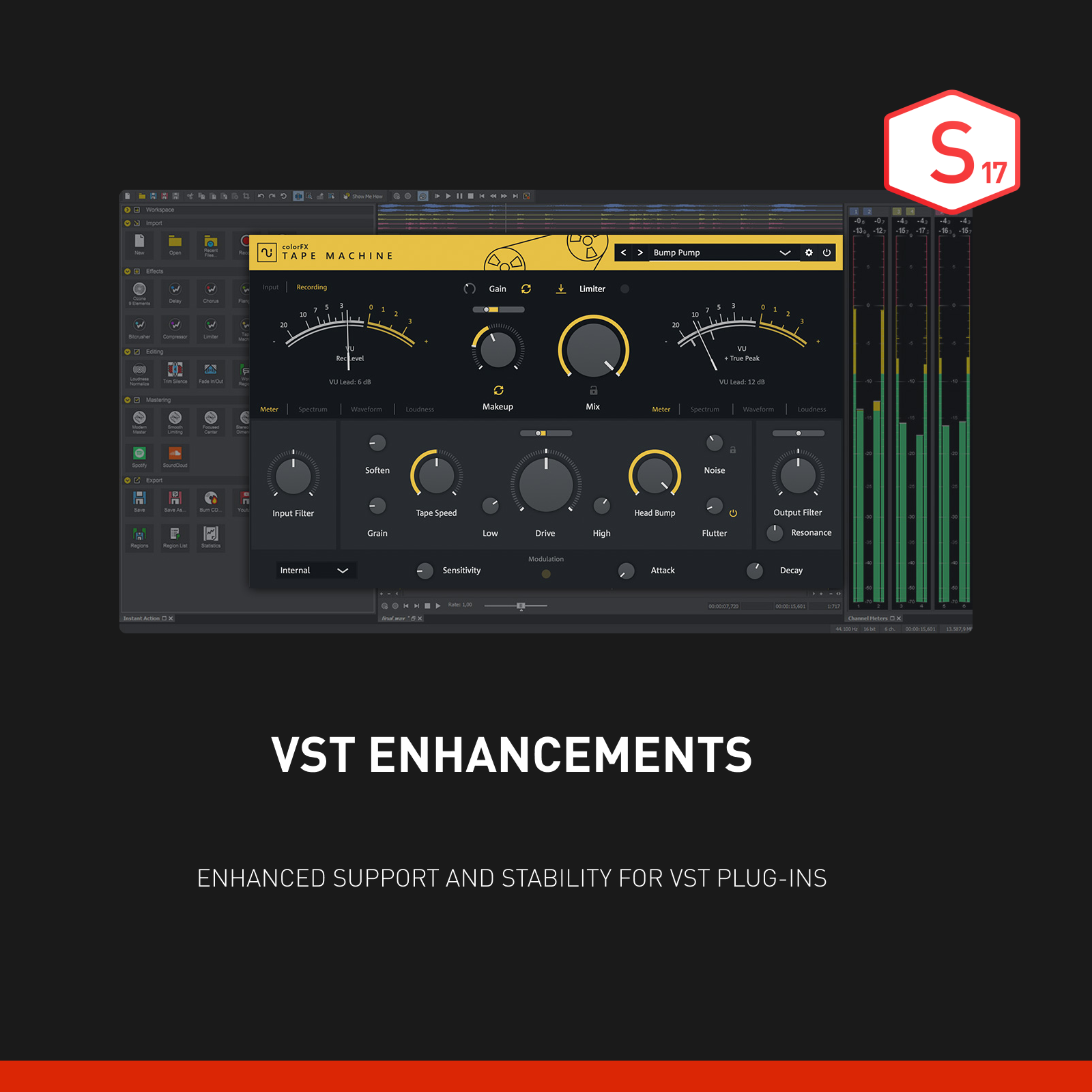 SOUND FORGE Audio Studio 17 Microsoft Store Edition screenshot