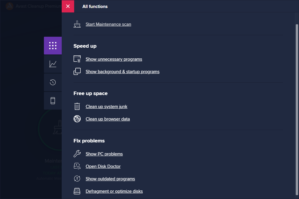 Avast Cleanup Premium screenshot