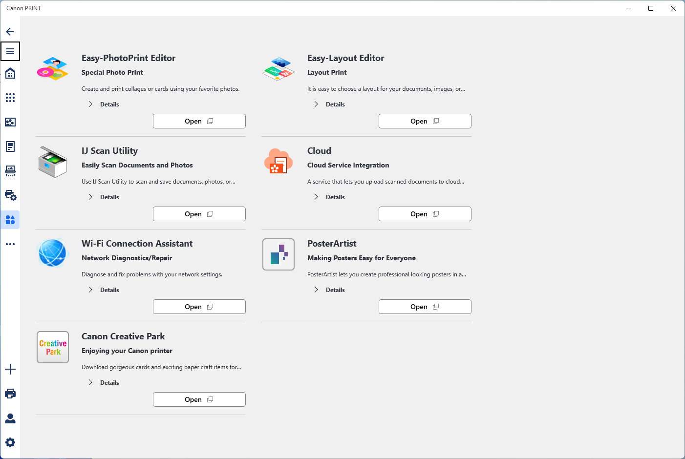 Canon PRINT screenshot