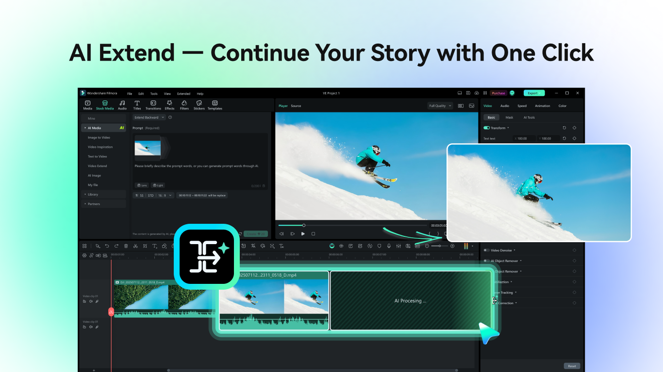 Wondershare Filmora - AI Video Editor screenshot
