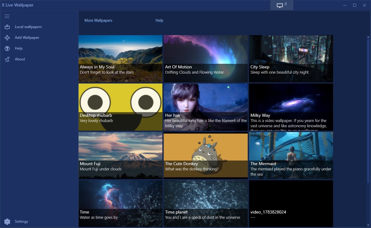 X Live Wallpaper screenshot