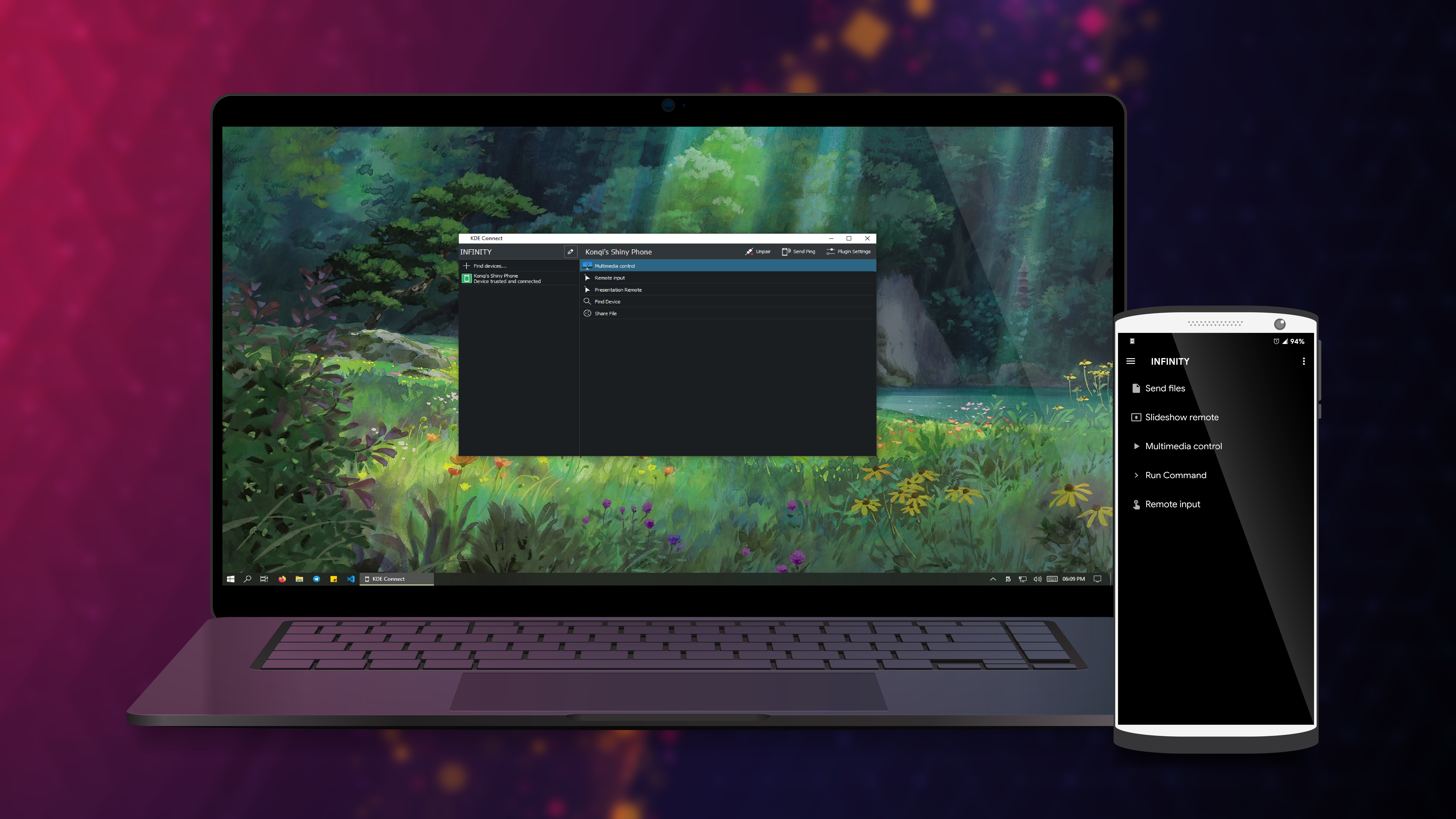 KDE Connect screenshot