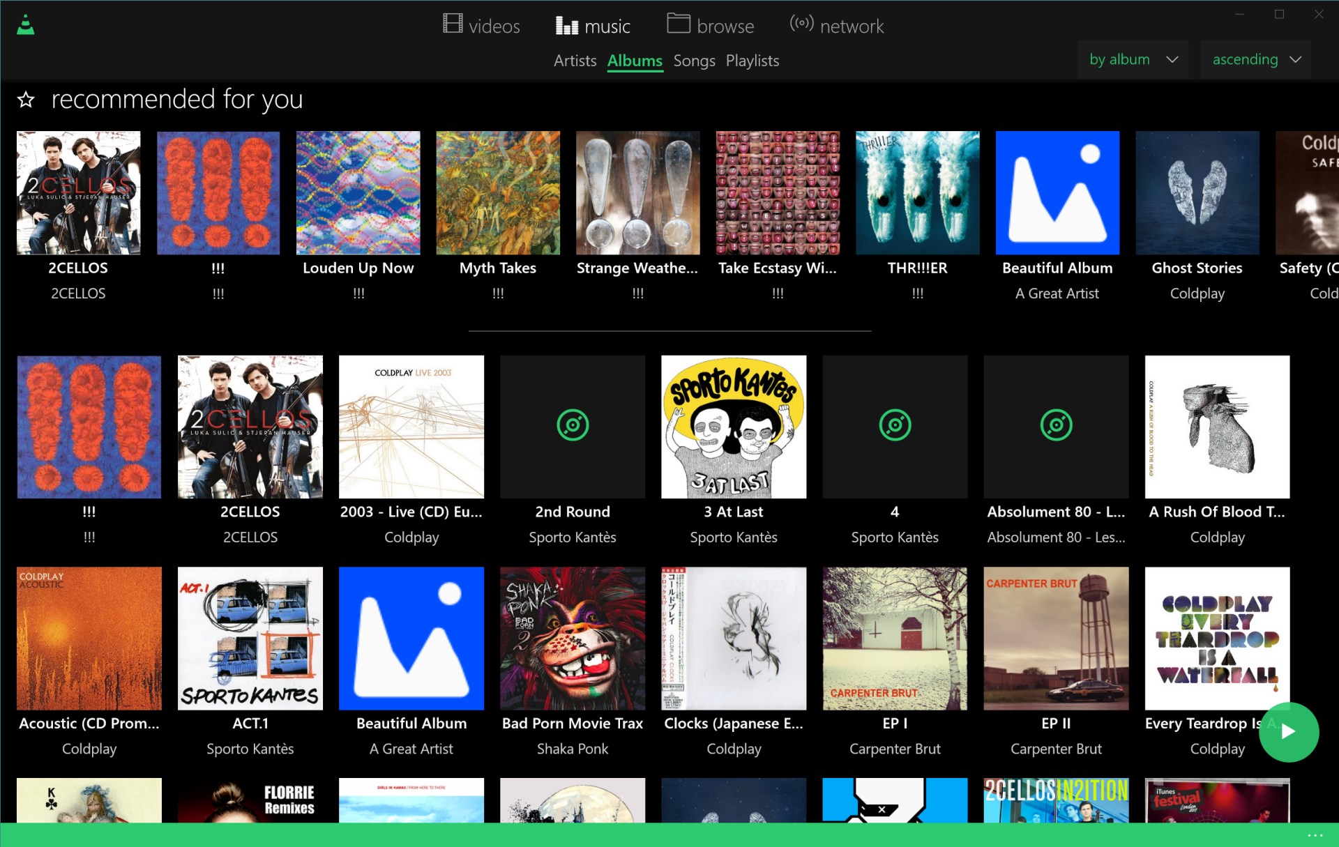 VLC UWP screenshot