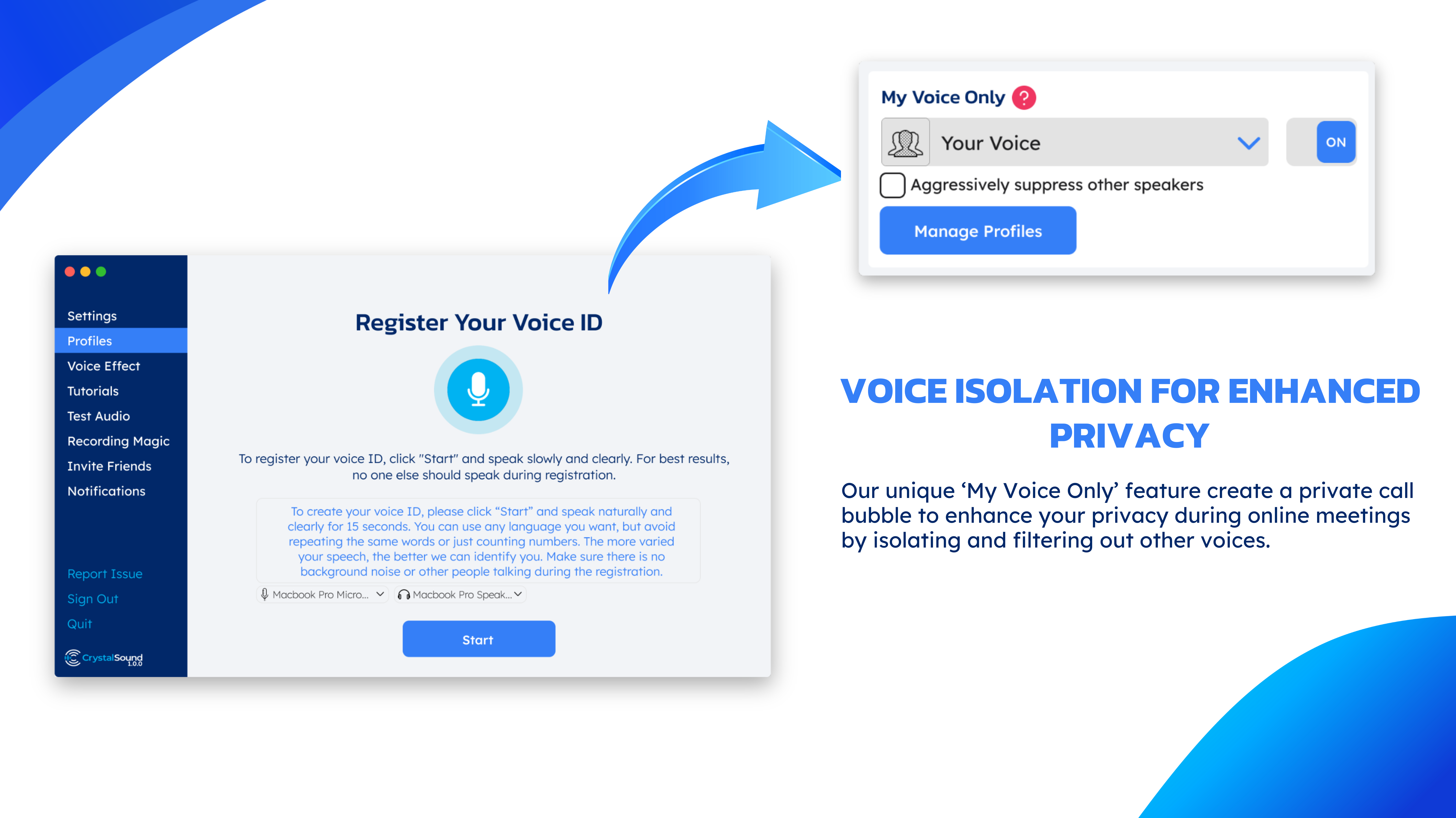 CrystalSound screenshot