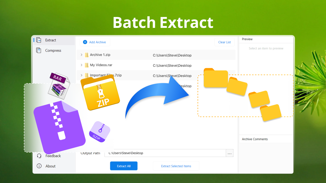 AukZip - RAR Zip screenshot