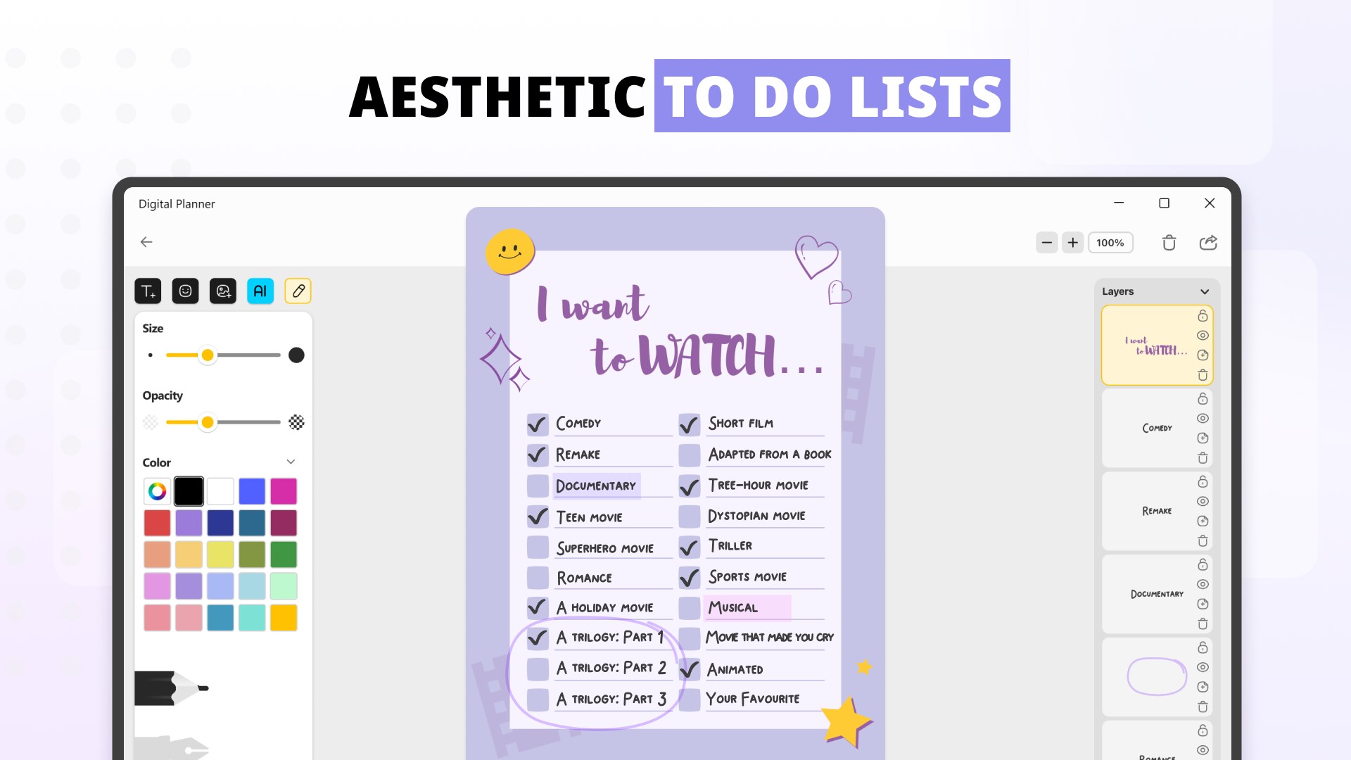 Digital Planner - Creative Agenda & Organizer screenshot