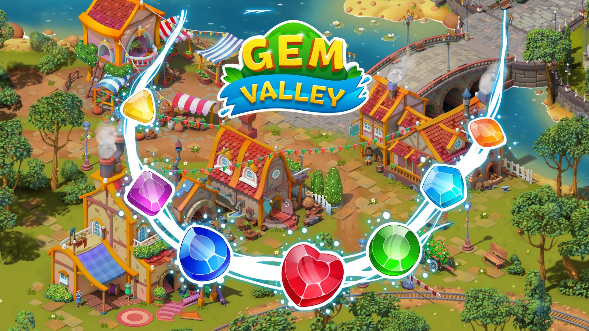 Gem Valley: Match 3 Puzzle screenshot