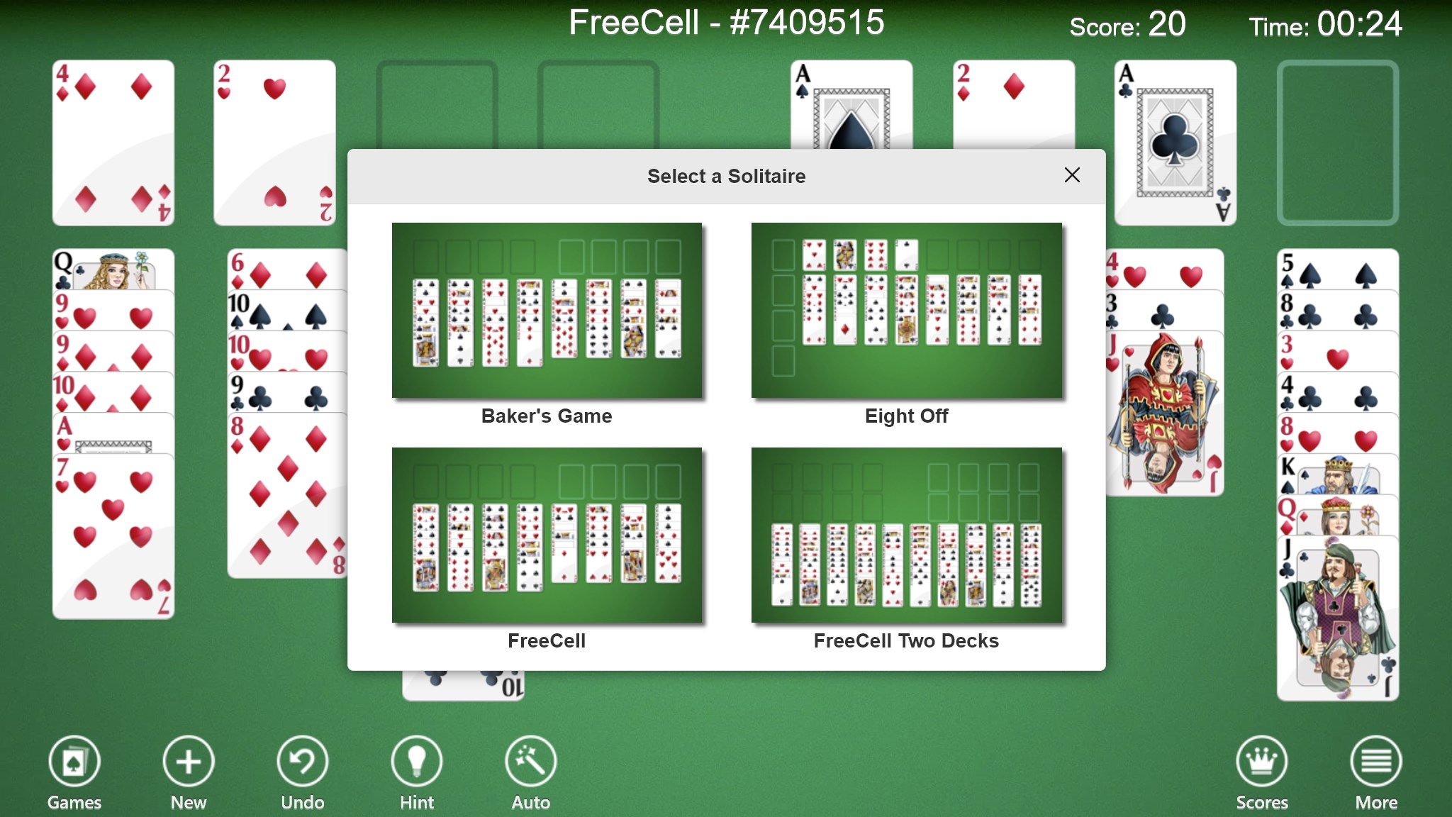 FreeCell Collection Free screenshot