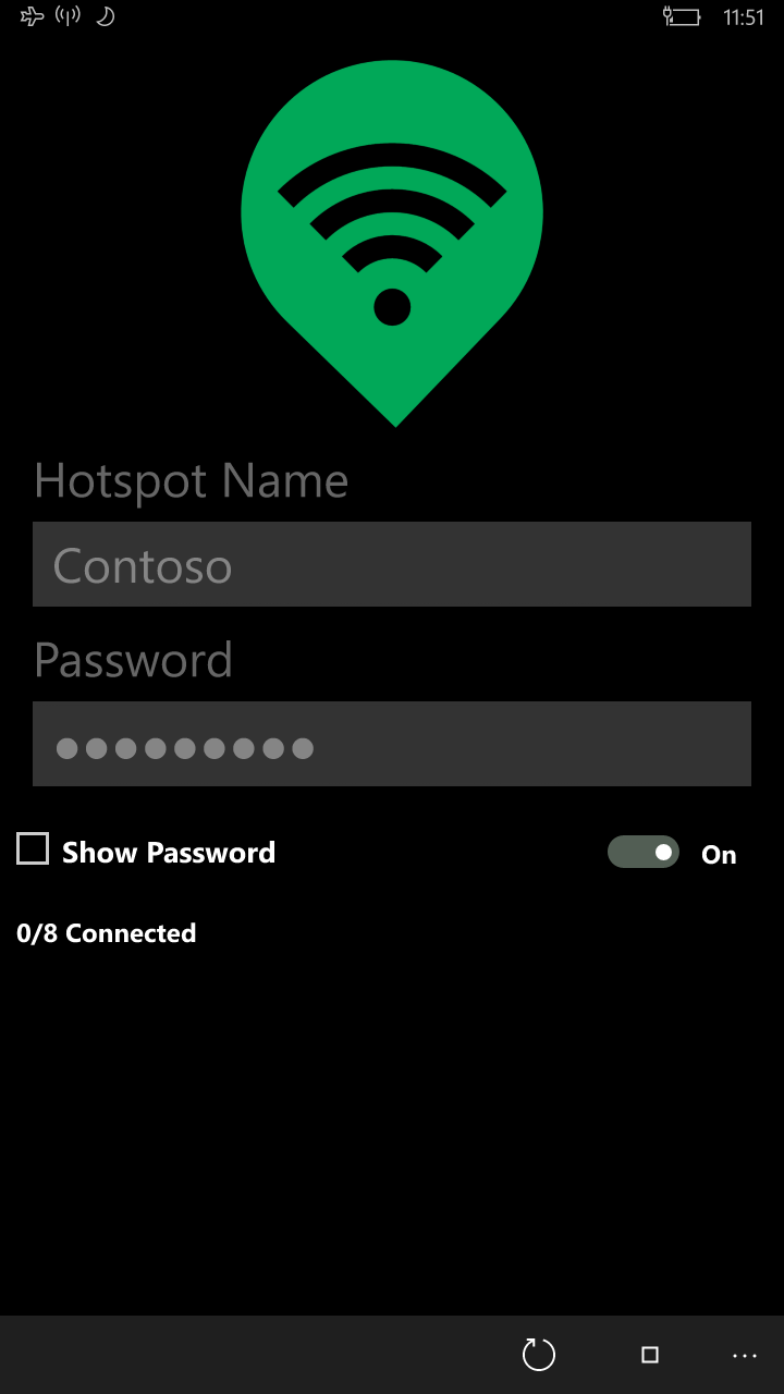 Hotspot screenshot