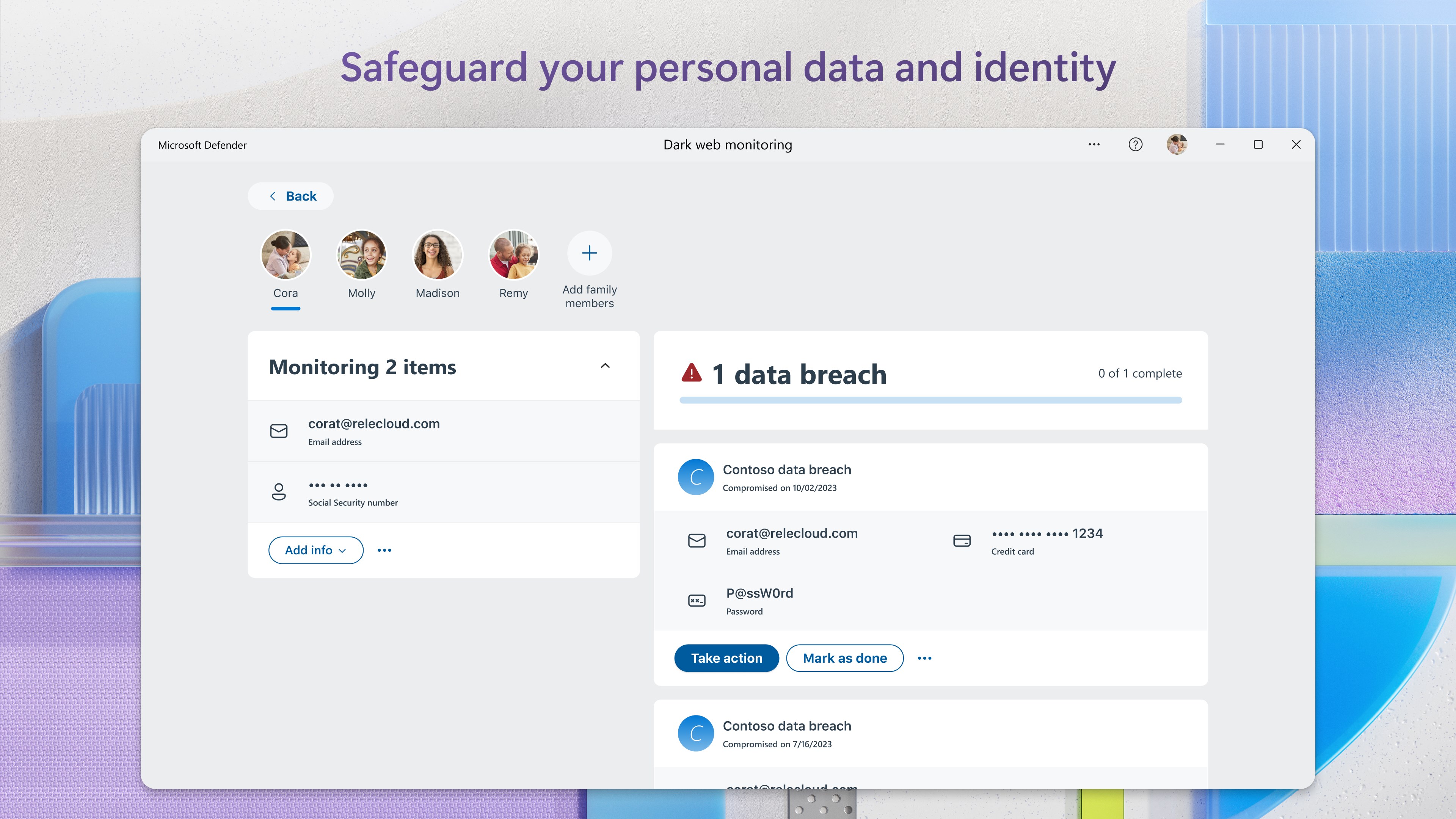 Microsoft Defender screenshot