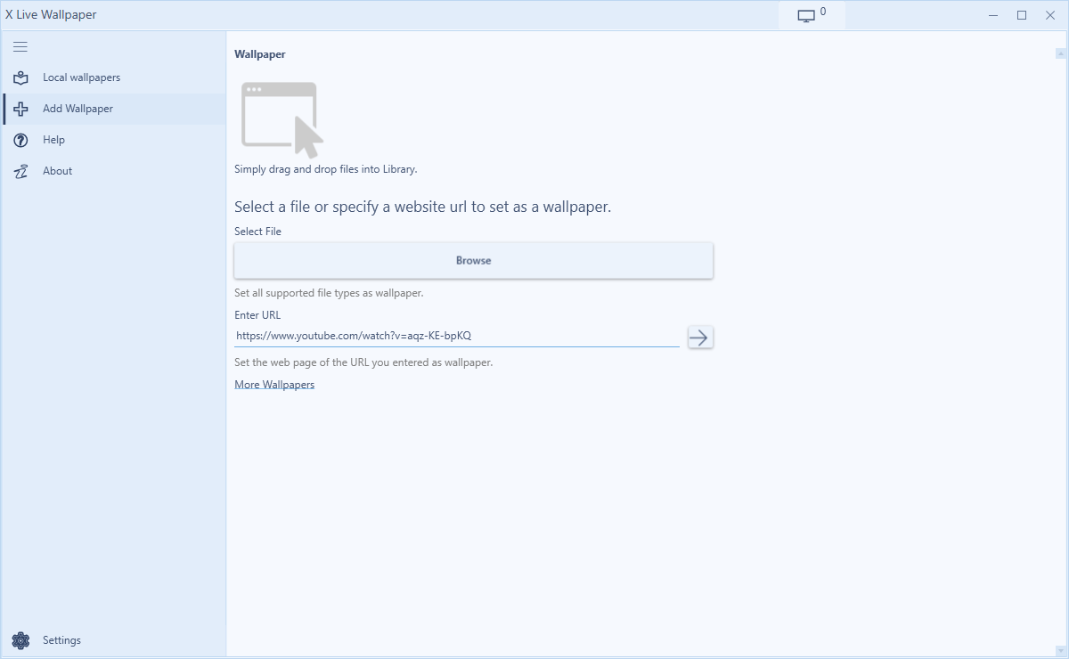 X Live Wallpaper screenshot