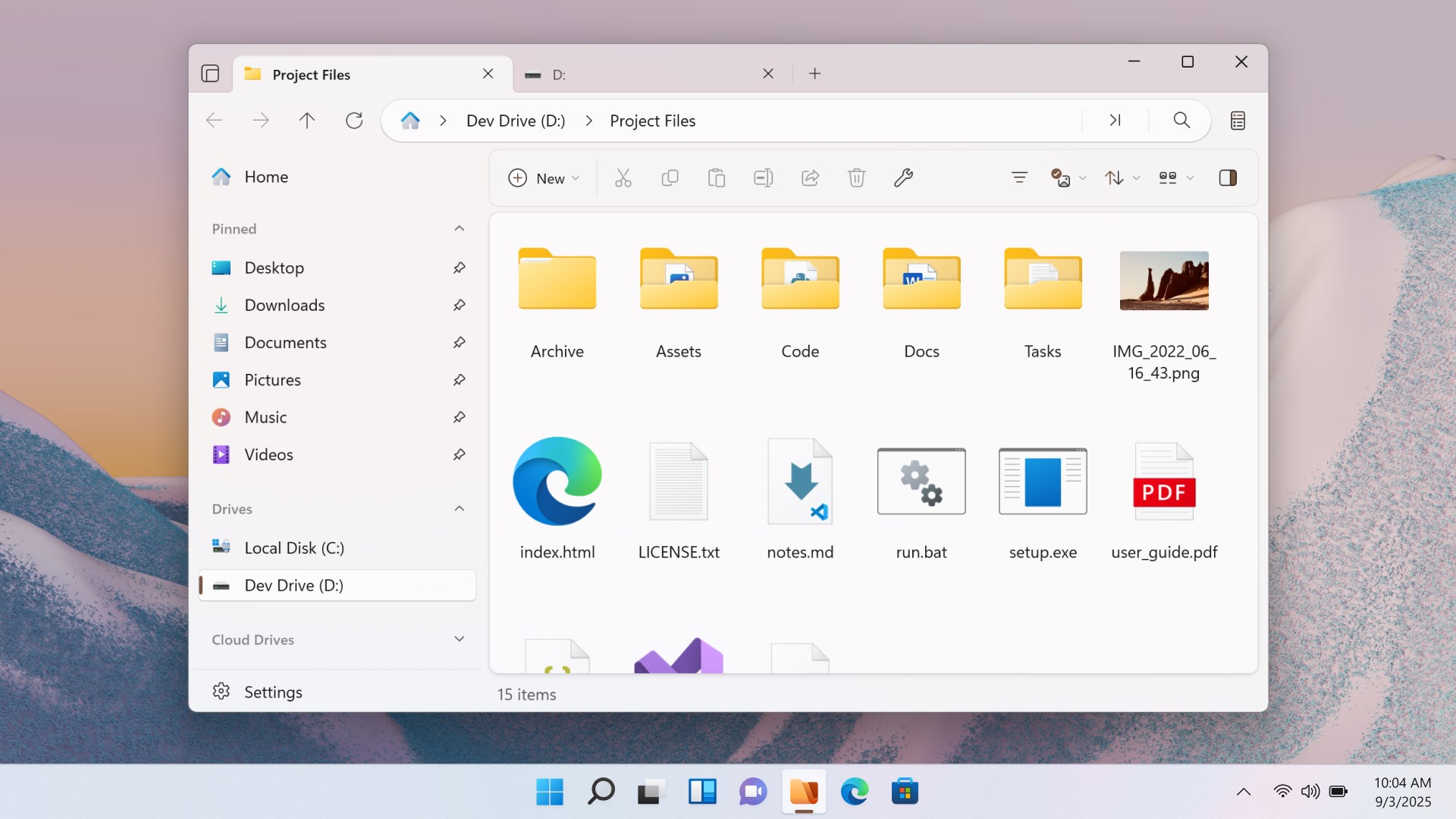 Files App screenshot