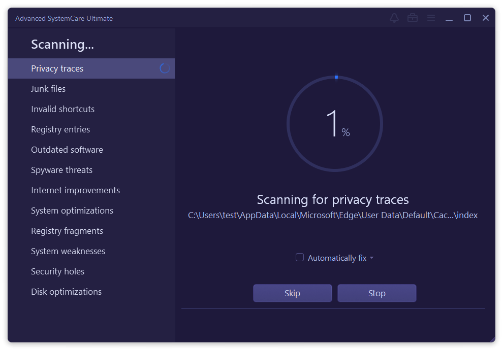 Advanced SystemCare Ultimate screenshot
