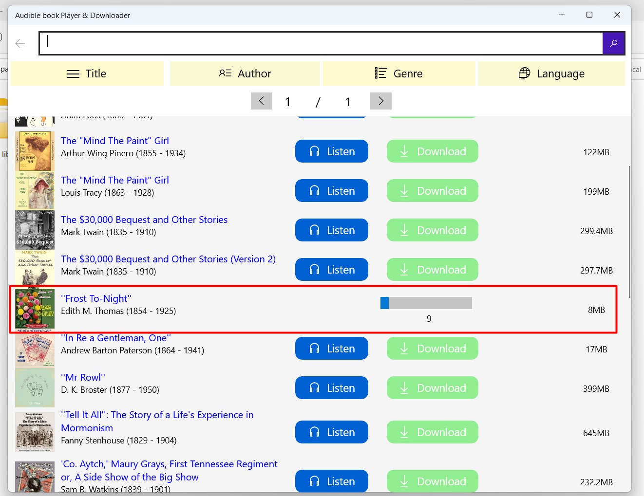 Audible book Player & Downloader screenshot