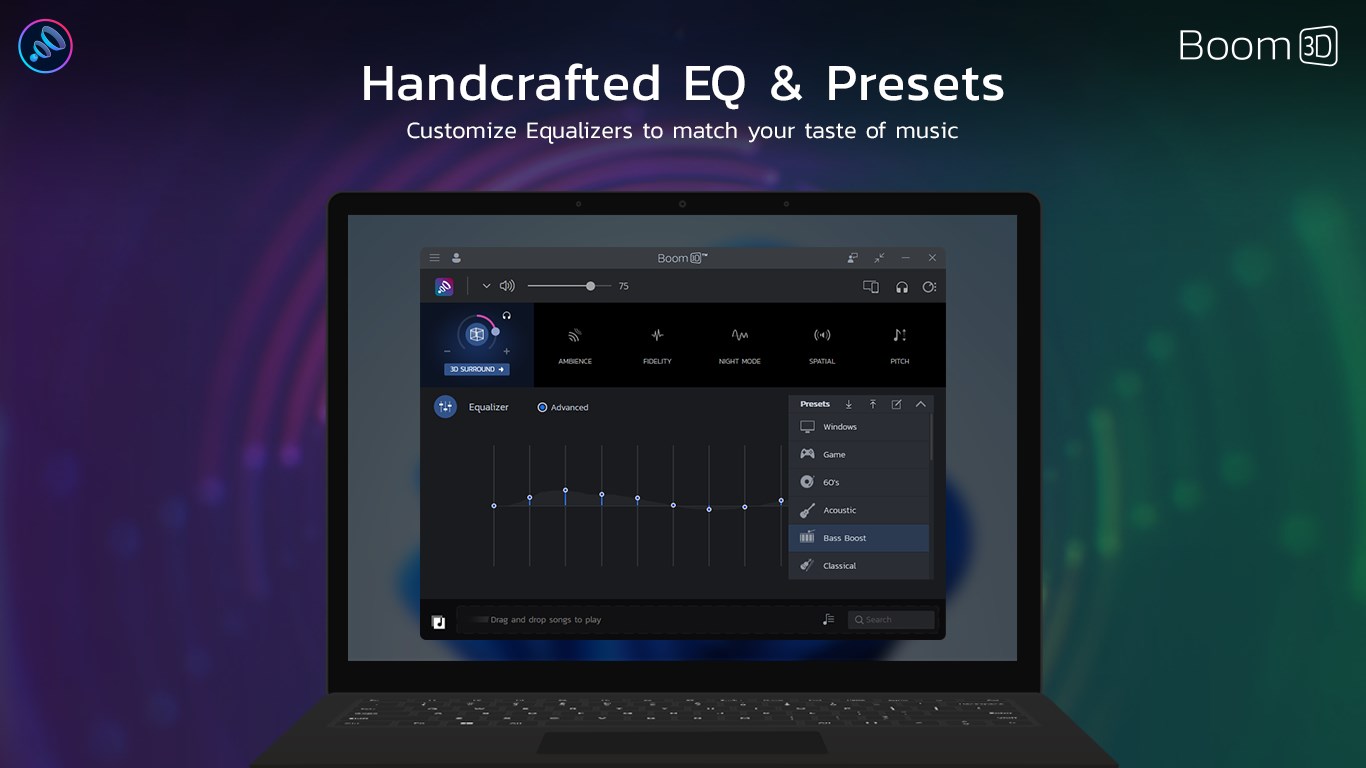 Boom 3D: Audio Enhancer, Equalizer & Bass screenshot