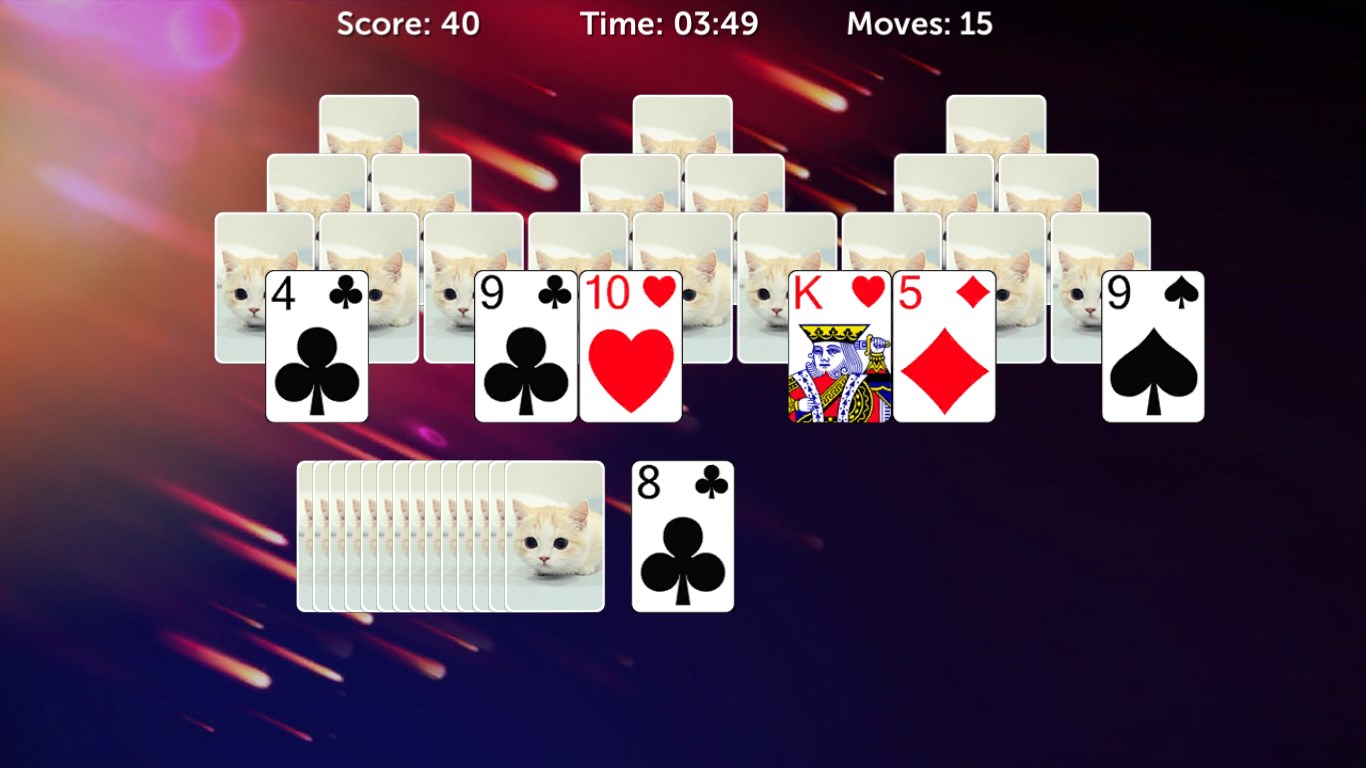 TriPeaks Solitaire Pro screenshot