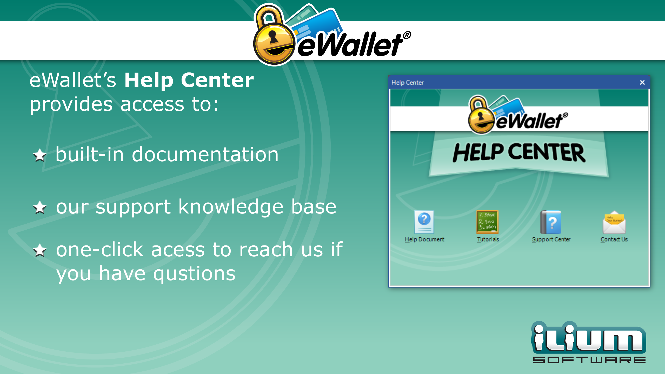 eWallet for Windows screenshot