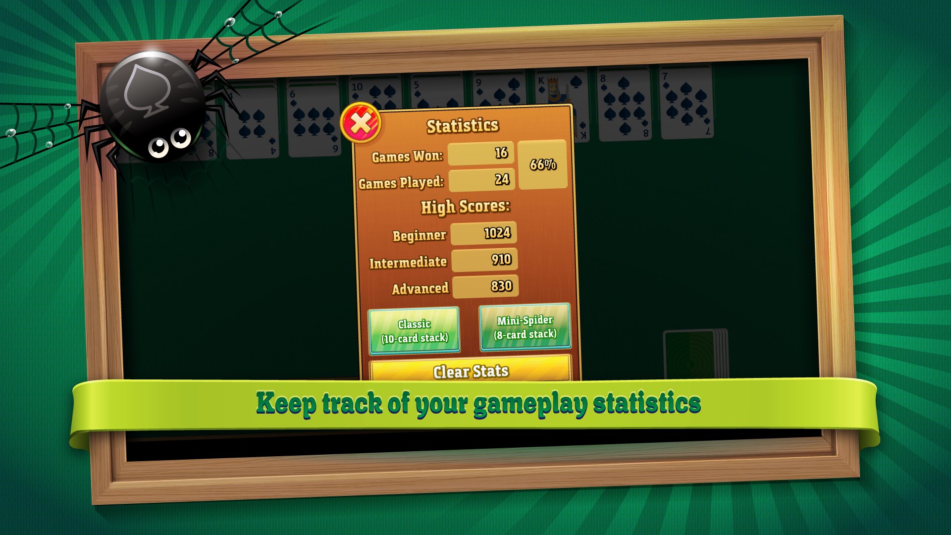 Simple Spider Solitaire screenshot