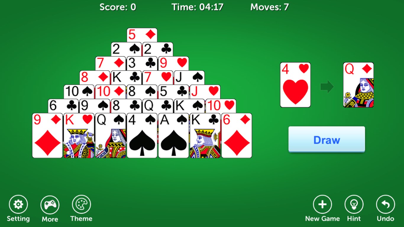 Pyramid Solitaire Pro!! screenshot