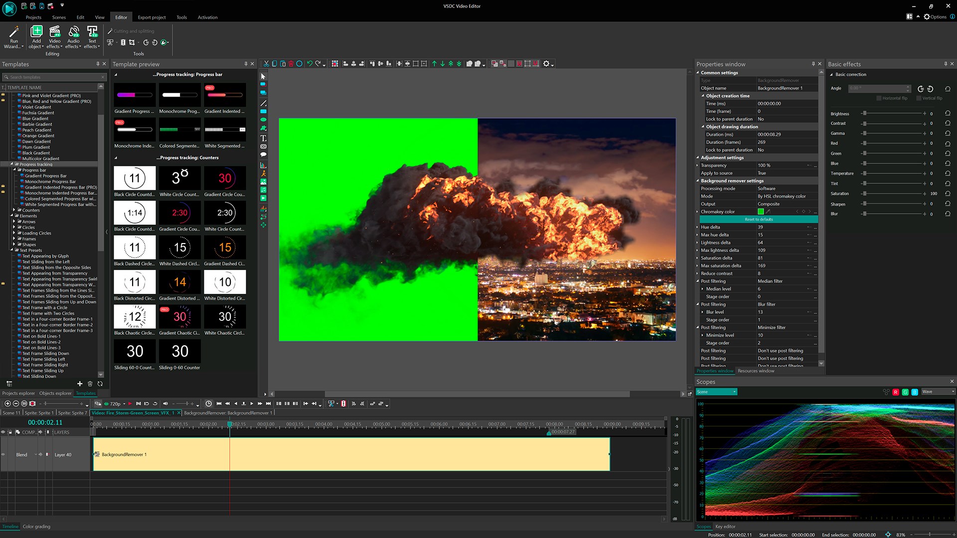 VSDC Video Editor screenshot