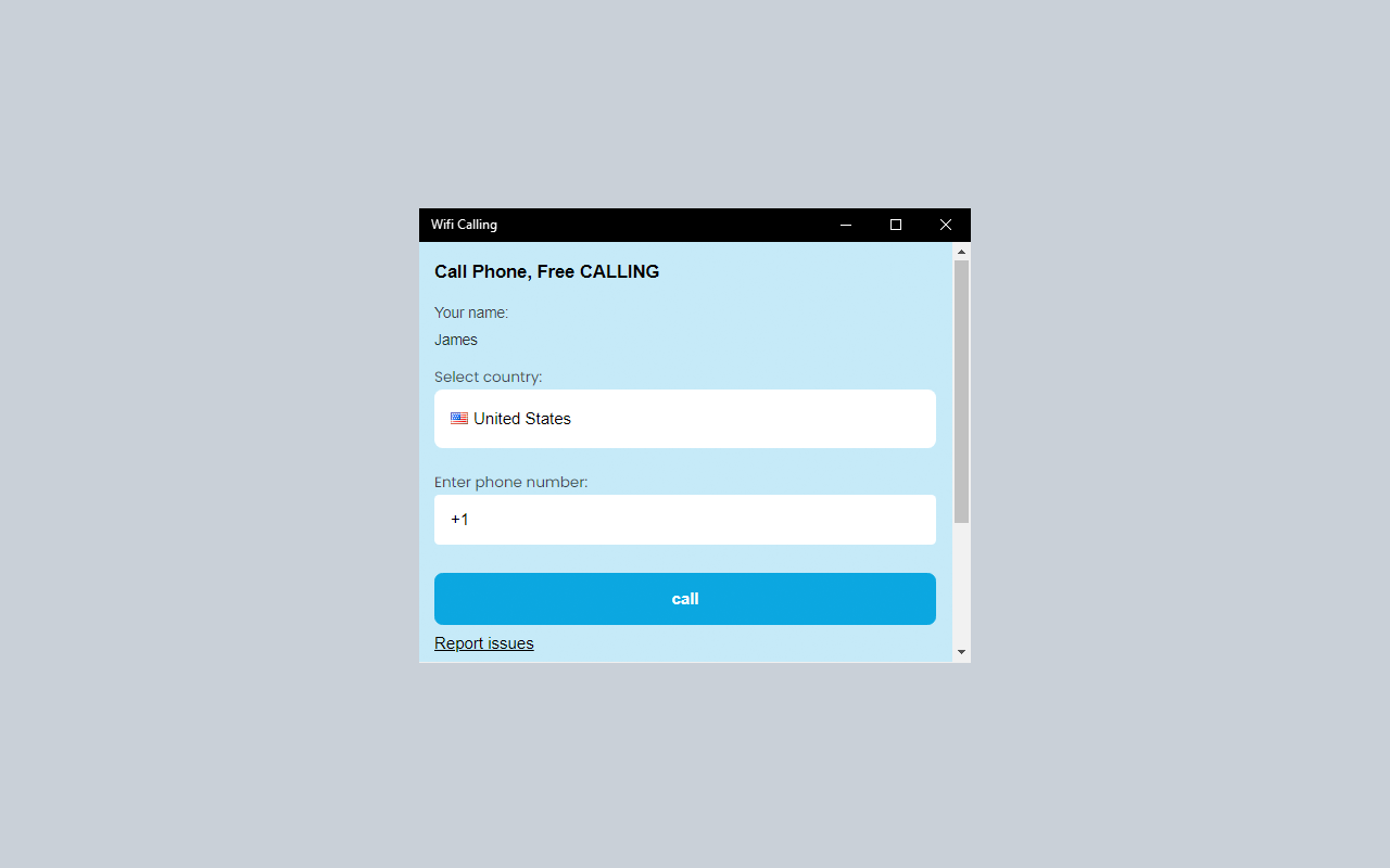 Wi-Fi Calling screenshot