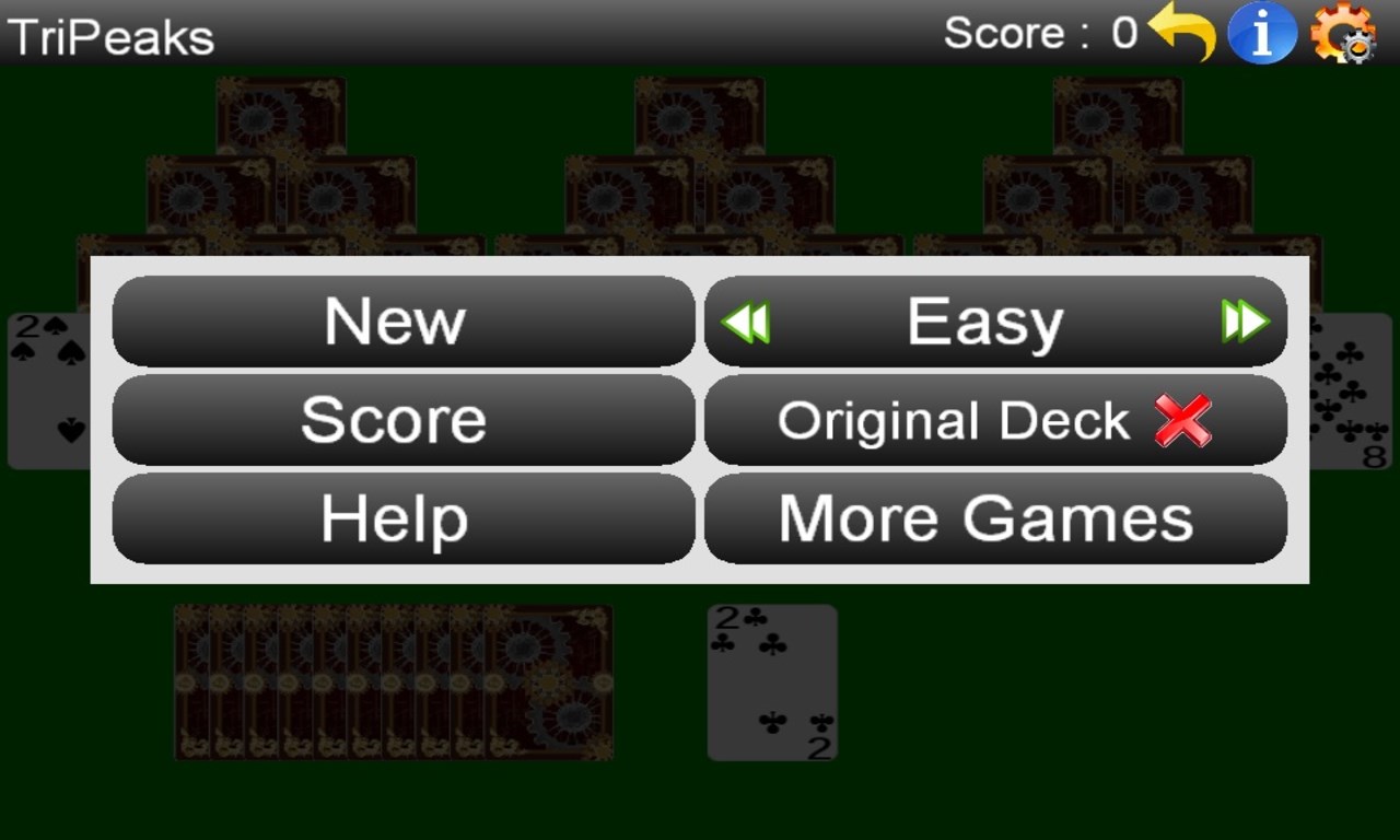 TriPeaks Solitaire (Free) screenshot