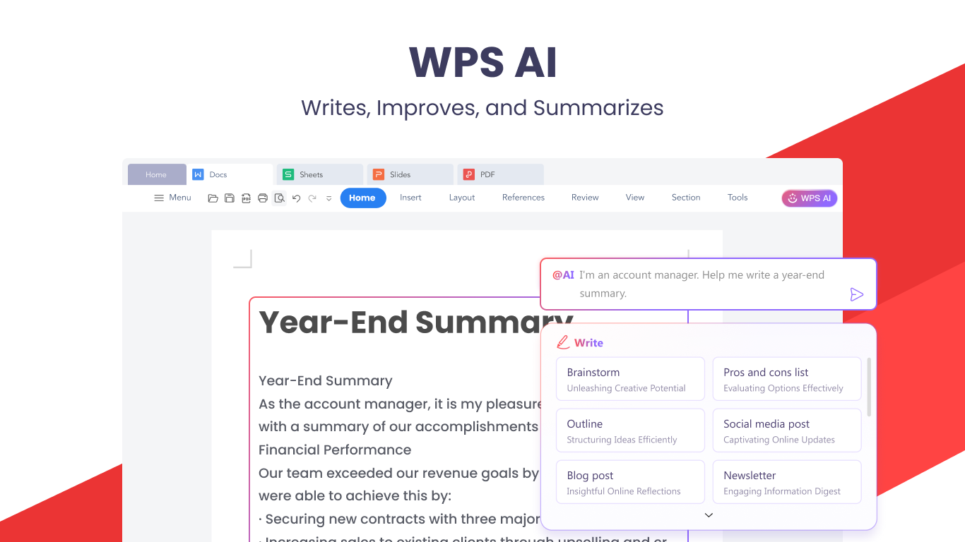 WPS Office Suite - PDF, Docs, Spreadsheet, Slide View & Edit screenshot