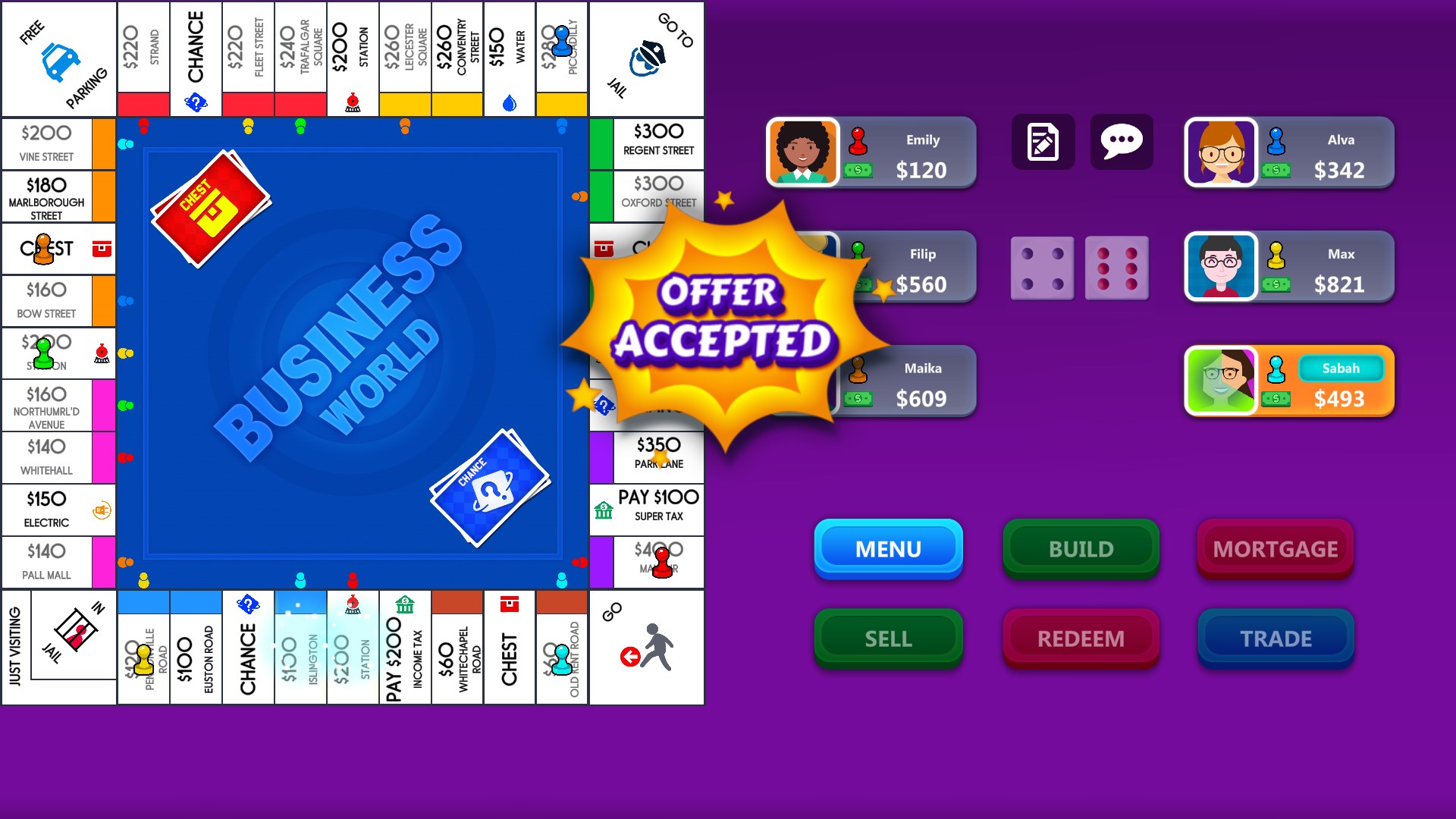 Business Game : Monopolio Real Estate Board Game screenshot