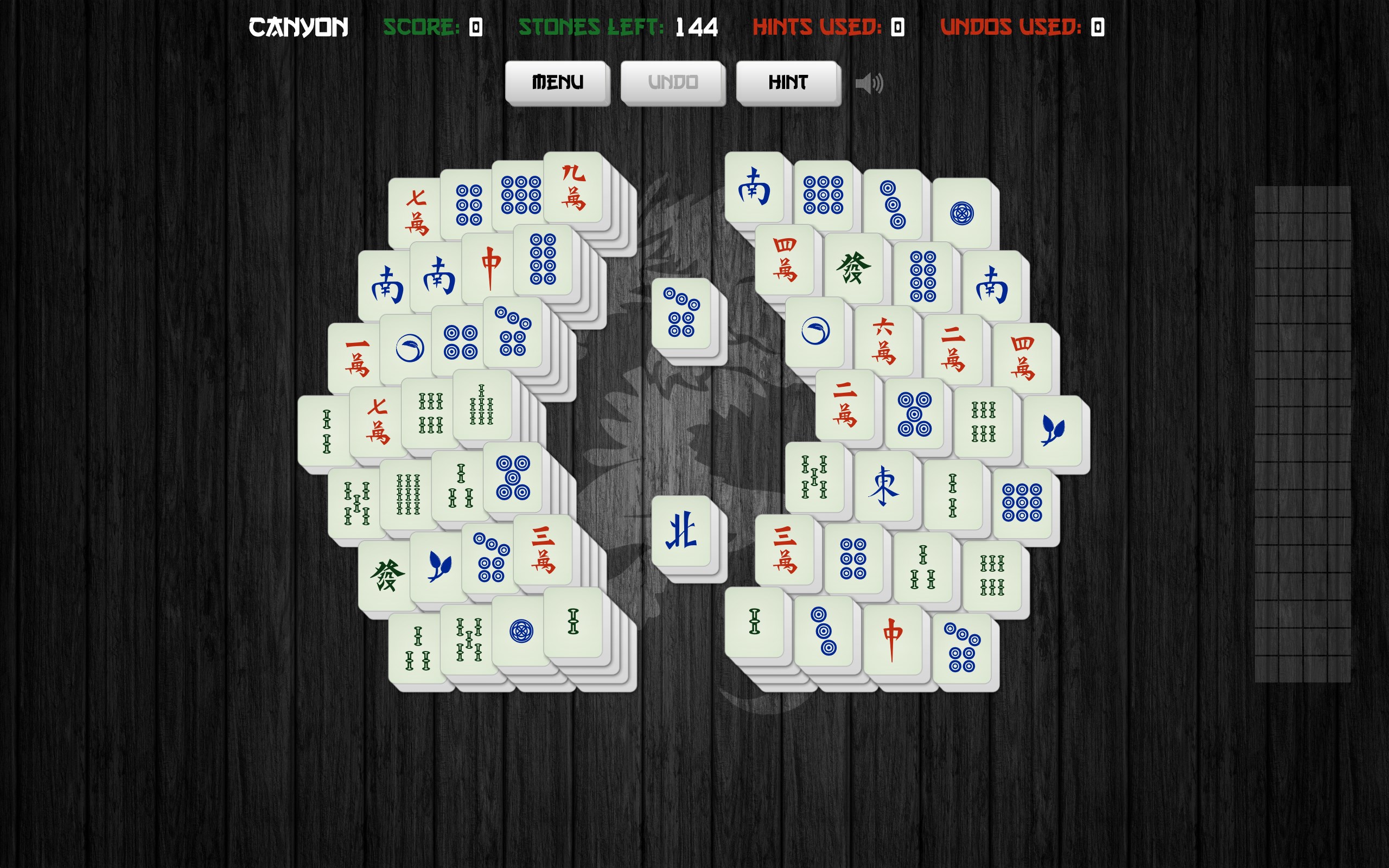 Mahjong Solitair screenshot