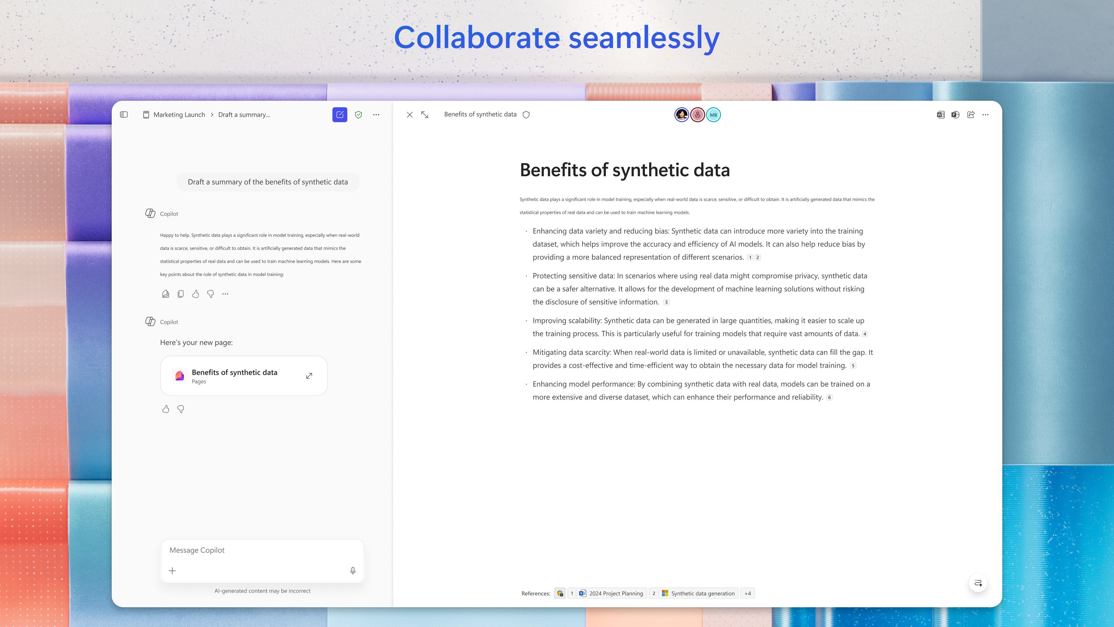 Microsoft 365 Copilot screenshot